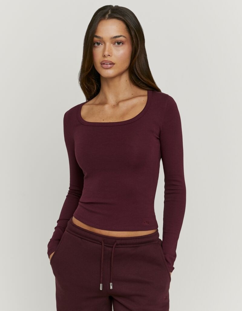 Image of Tally Weijl Langarmshirt "STSCOORLA" Baumwollmischung, figurbetont