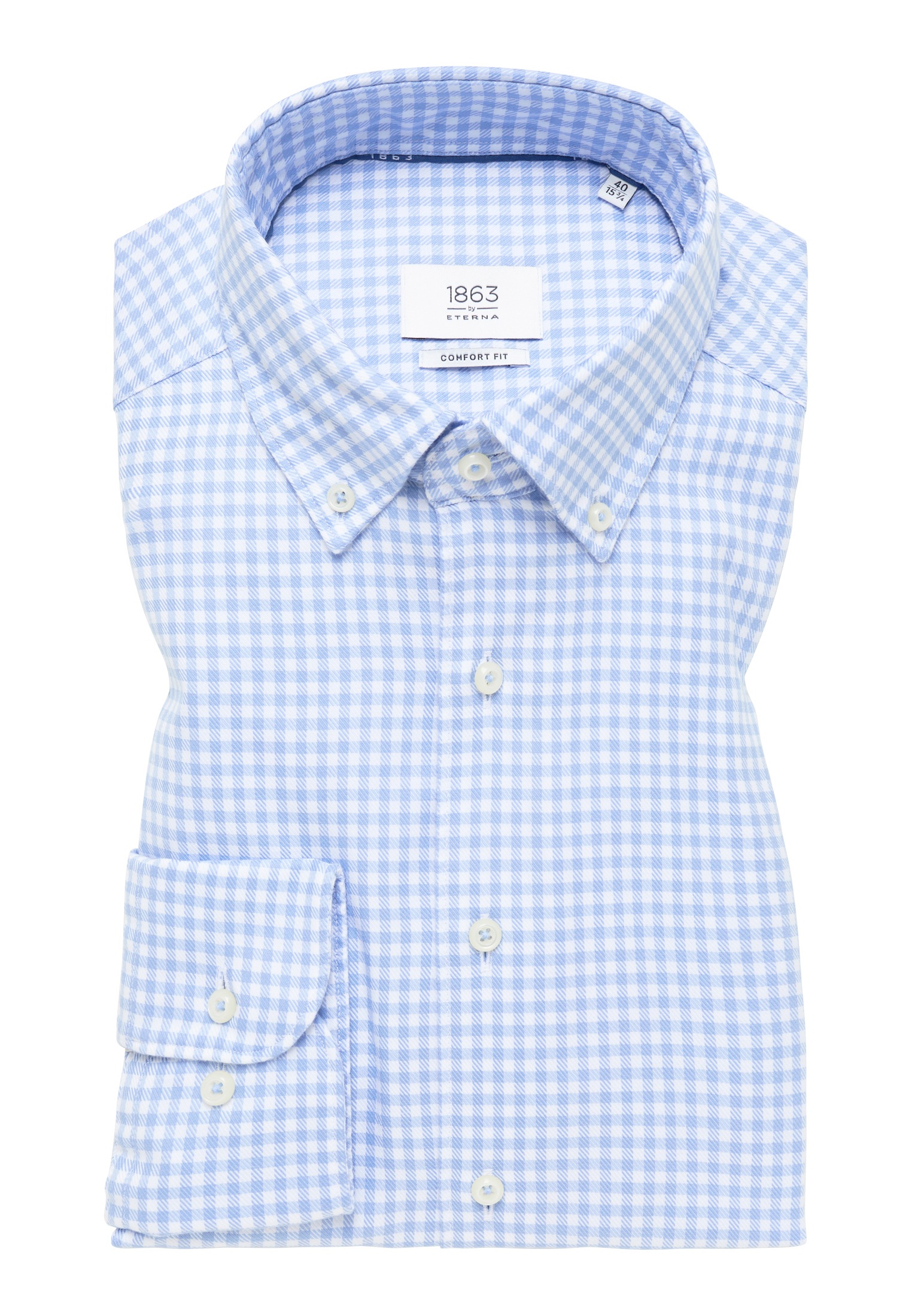 Eterna Langarmhemd »COMFORT FIT« EASY IRON (bügelleicht)