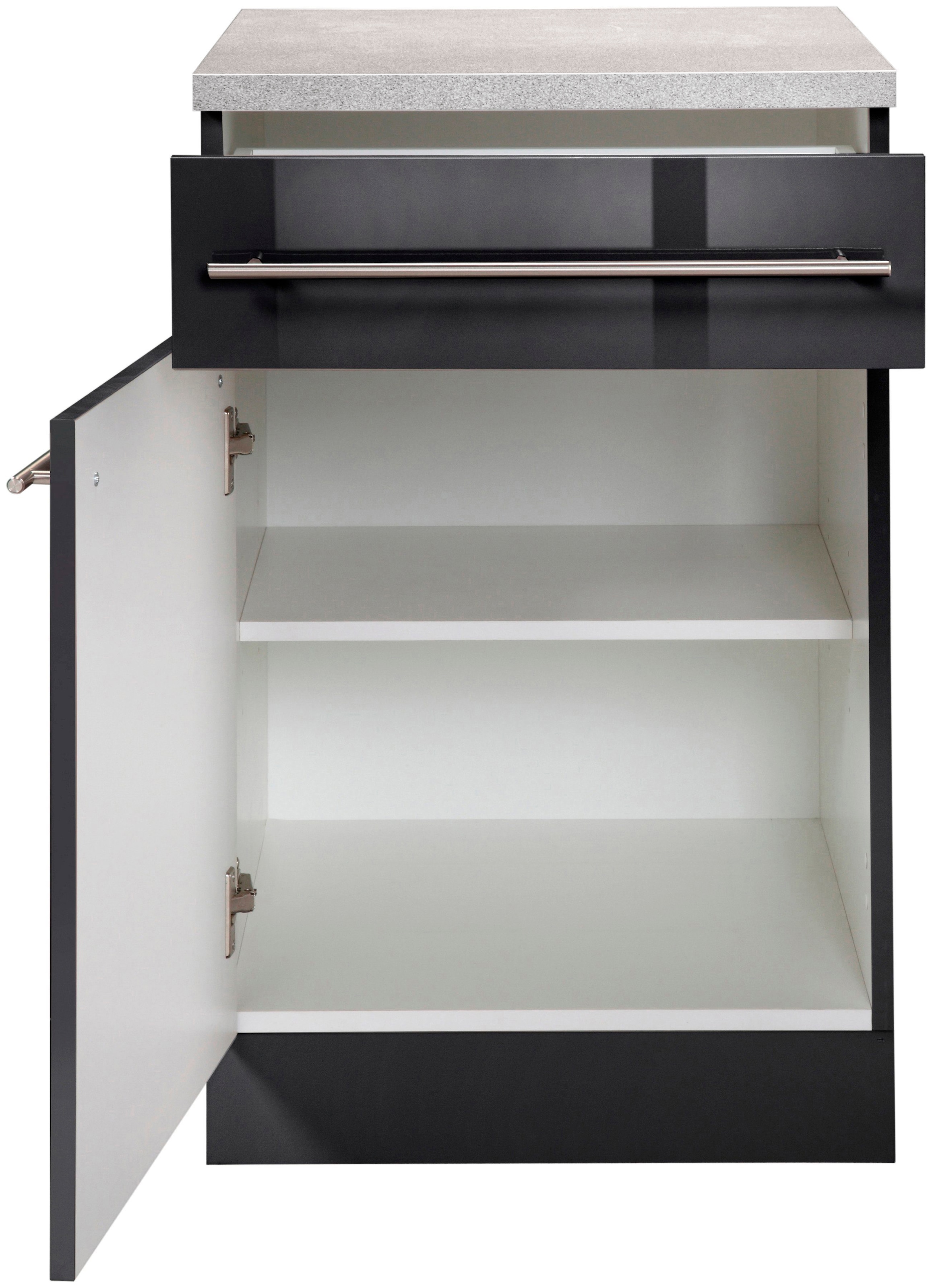 wiho Küchen Unterschrank »Chicago«, 50 cm breit, 1 Schubkasten und 1 Tür