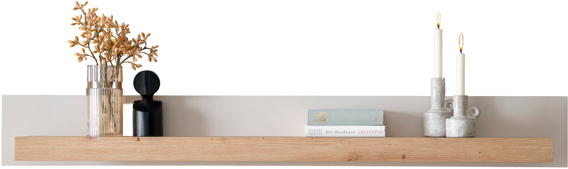 Home affaire Wandboard »Sonora, modernes Wandregal, Wandhalter mit Ablagefläche, 159 cm breit« vielseitig einsetzbares Hängeregal, in zwei Grössen verfügbar