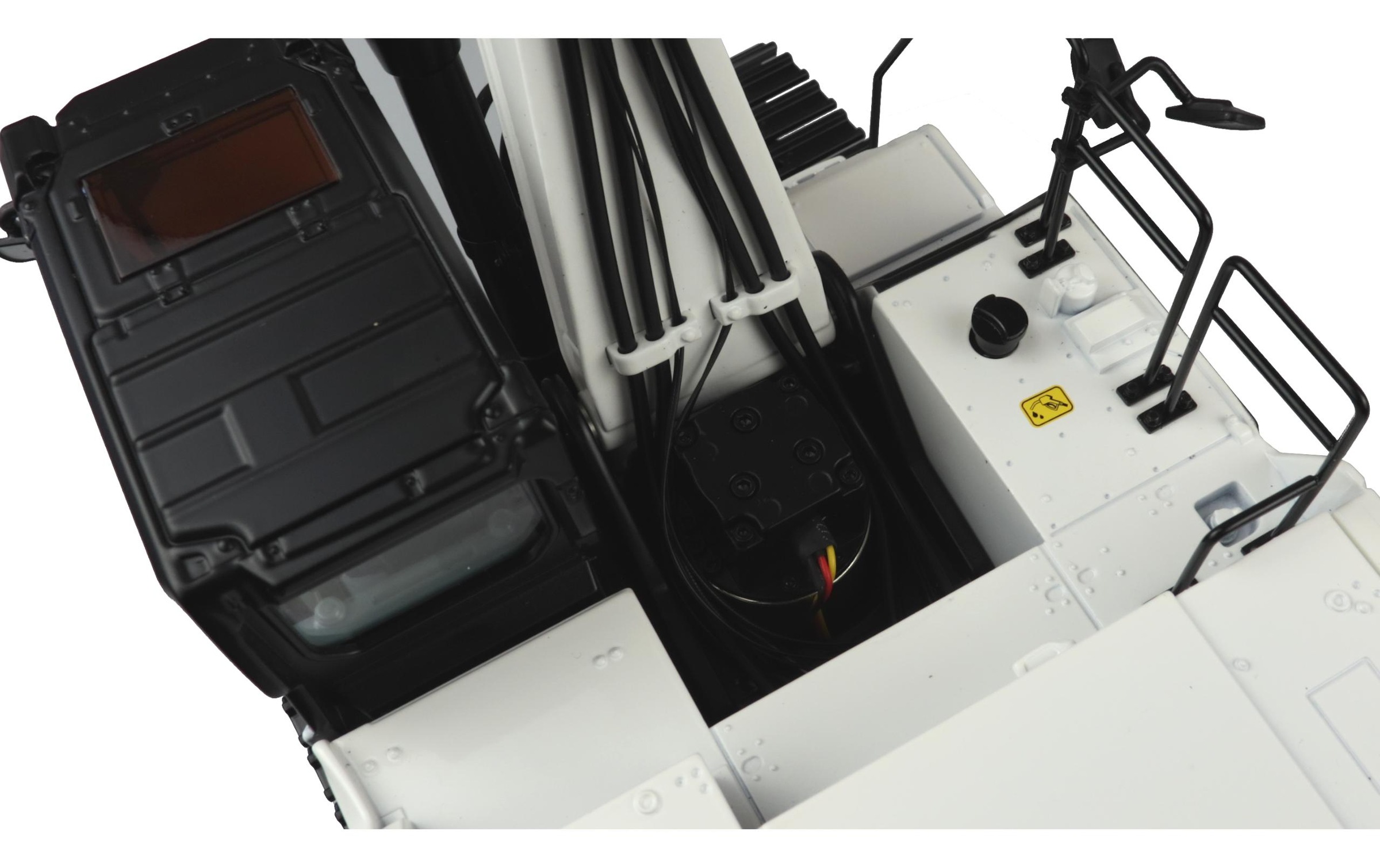 Amewi RC-Bagger »G101H, Vollmetall, Hydraulik, Weiss«