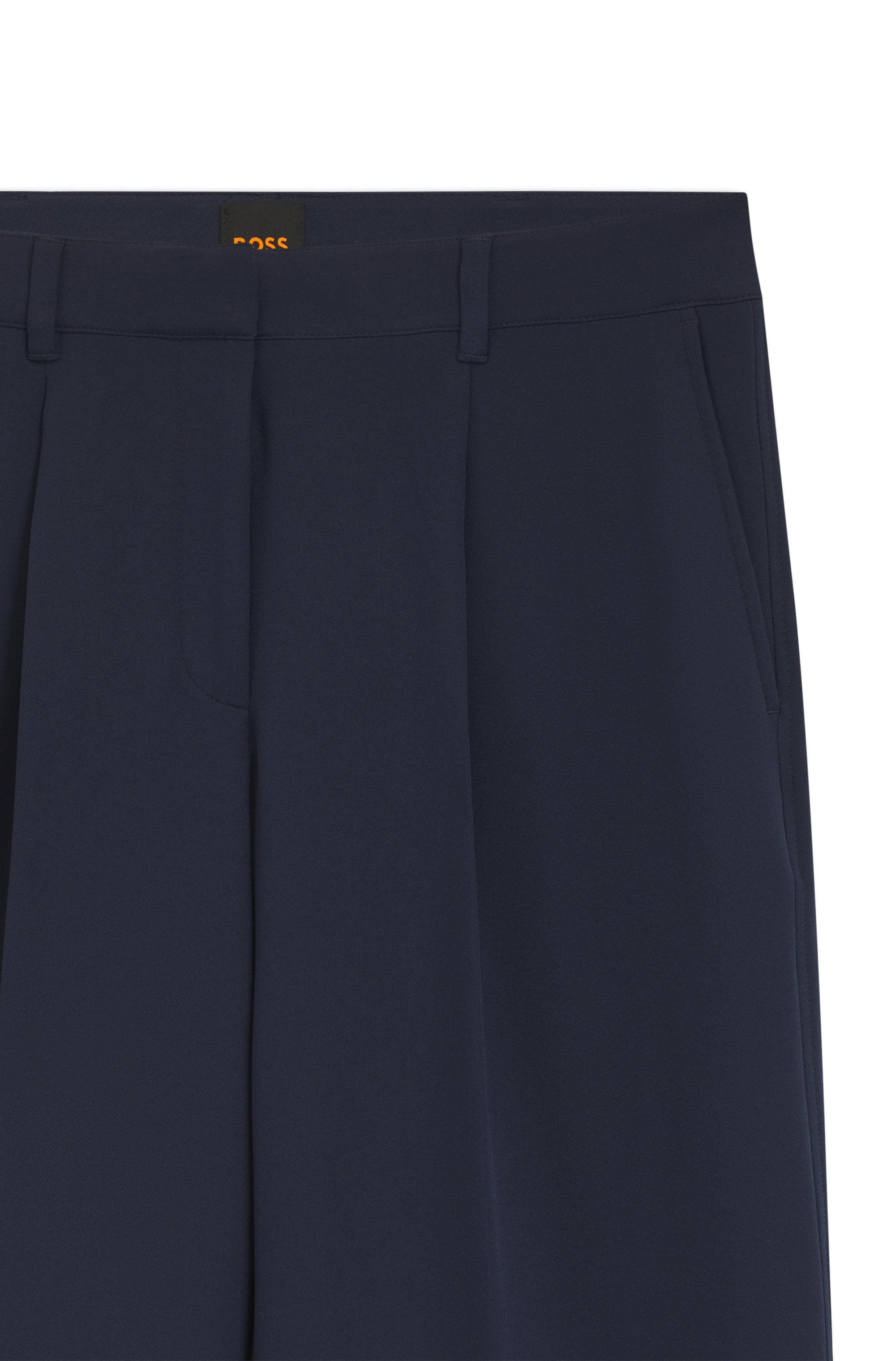 BOSS ORANGE Pantalon de costume »Tiwi Premium Damenmode«  pantalon large avec pli marqué