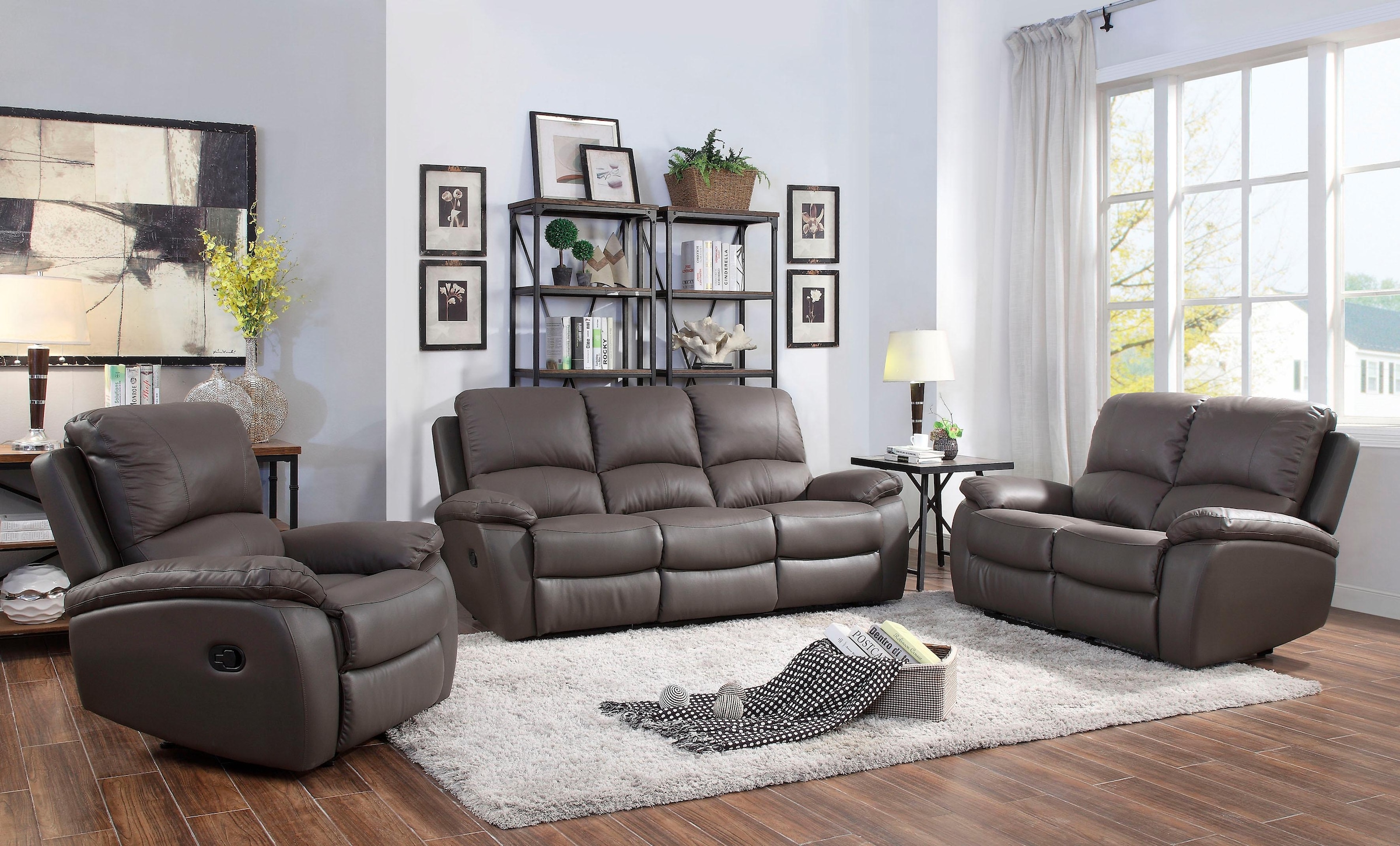 ATLANTIC home collection Sessel mit Federkern, und kaufen bequem mit Lederbezug »Lion«, Relaxfunktion