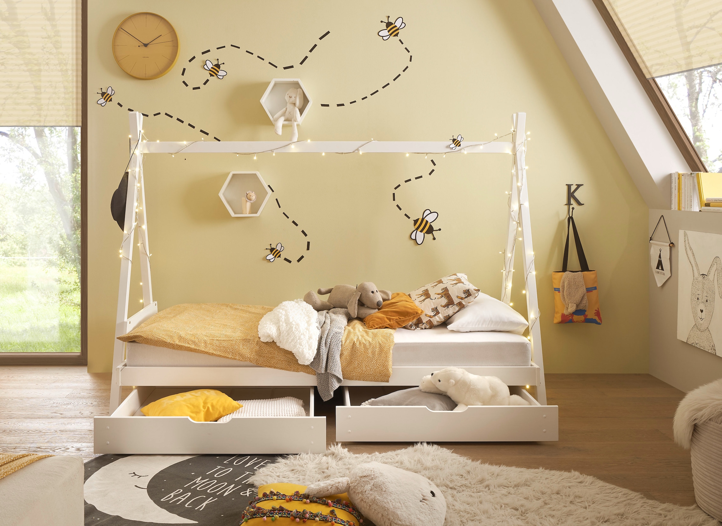 Begabino Bettschubkasten »Sora« 2-teiliges Set