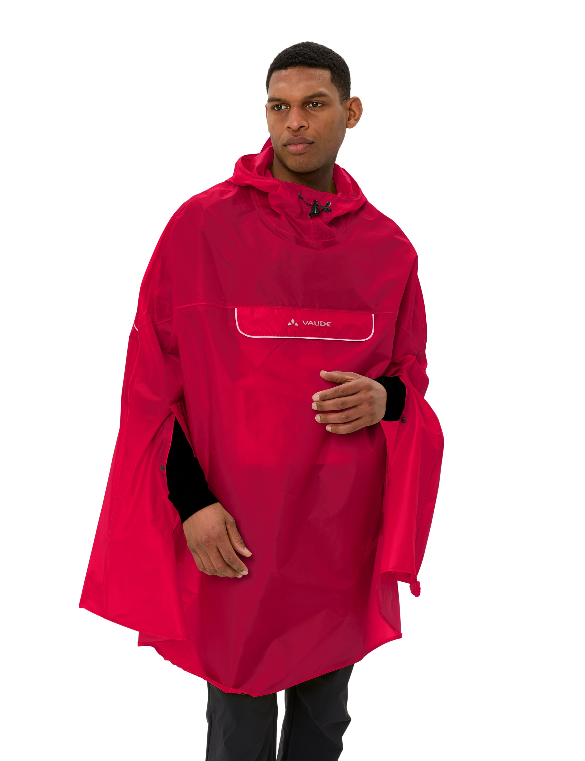 VAUDE Regenponcho »VALDIPINO PONCHO« 1 Stk. tlg. wasserdicht, windabweisend, aus Polyamid und Polyester