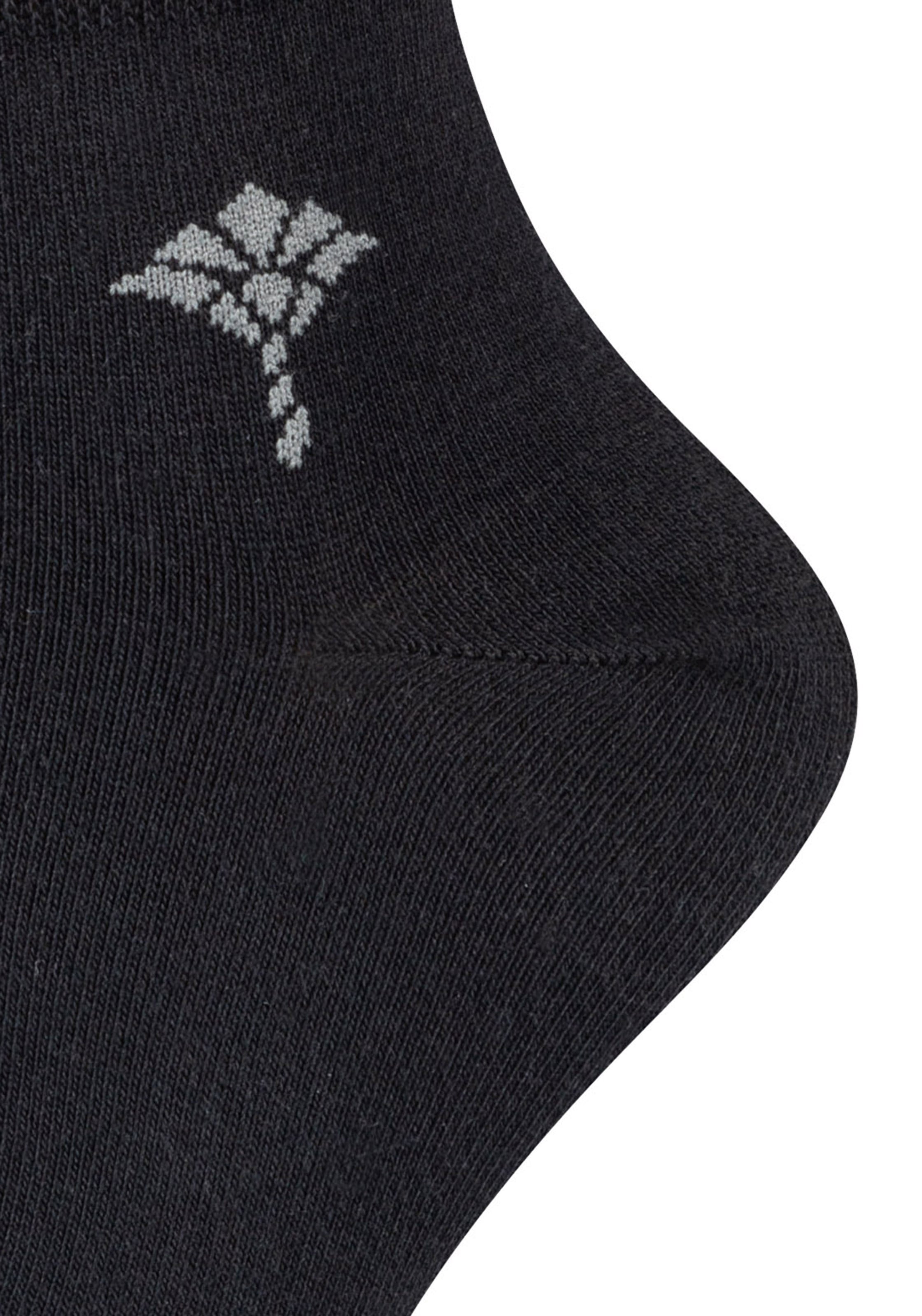JOOP! Kurzsocken »for your daily glam«, (4 Paar), mit weichem Fussbett