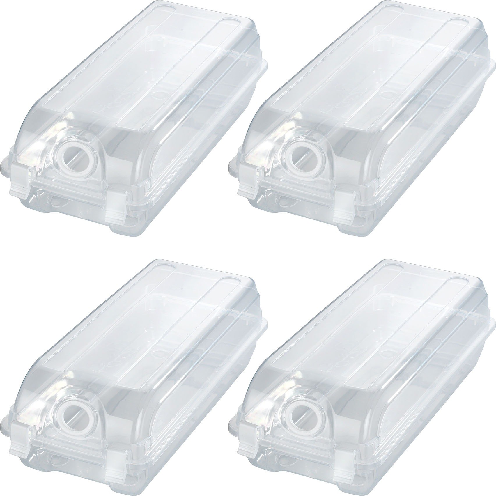 Image of WENKO Schuhbox, (Set, 4 St.), stabiler Kunststoff bei Ackermann Versand Schweiz