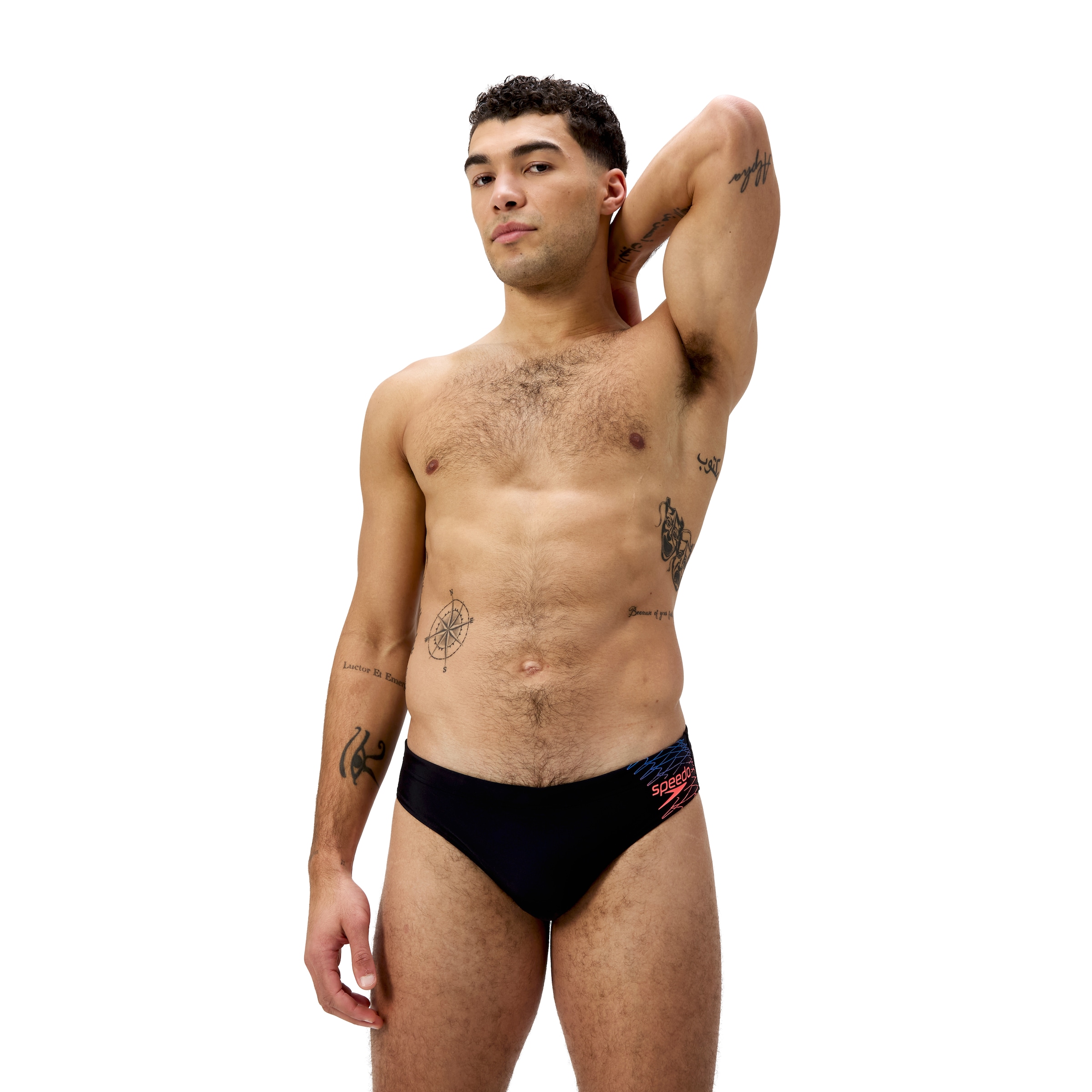 Image of Speedo Badehose "Medley Logo Brief" mit Frontfutter, mit innenliegendem Kordelzug, vier-Wege-Stretch