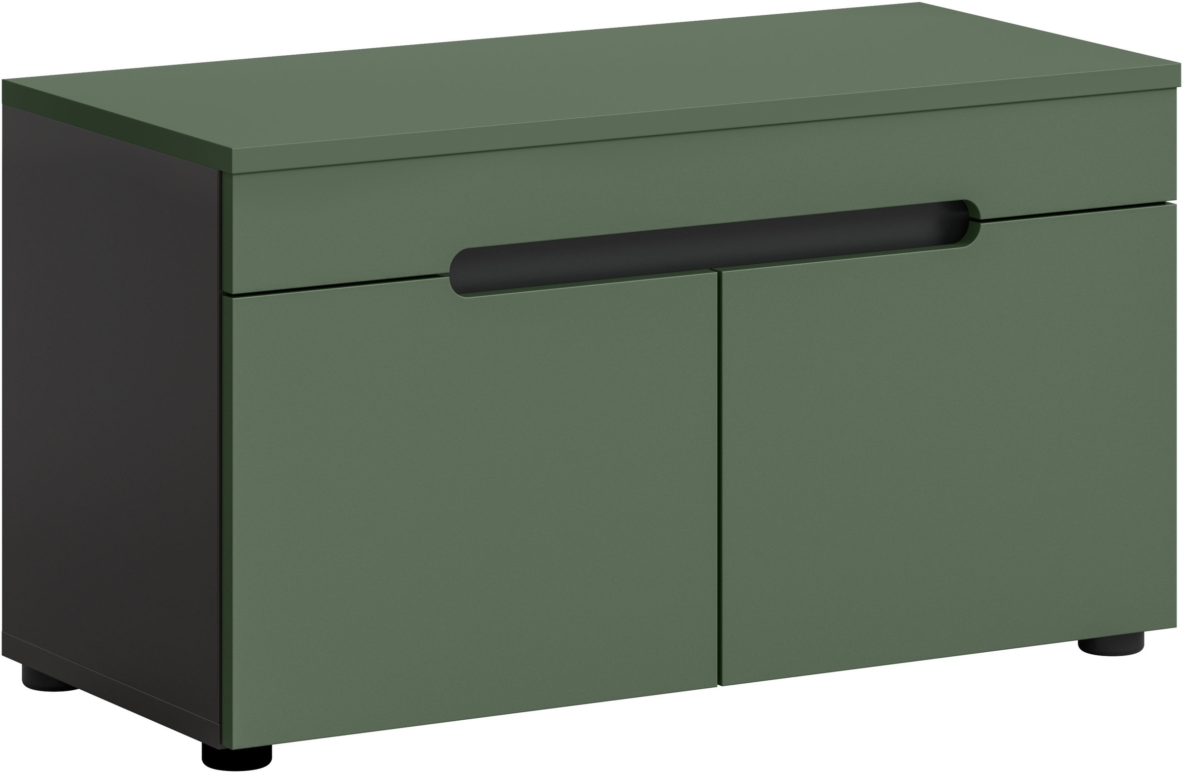 Image of Home affaire Sitzbank "REHAT, TOPSELLER, Breite 80cm, 2 Türen, 2 Fächer" in verschiedenen Farben erhältlich, Garderobenbank, Flurbank, Dielenbank, Bank mit Stauraum, Bank
