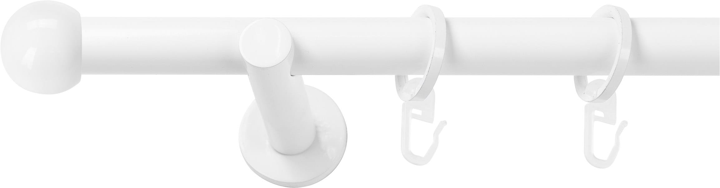 SN DECO GROUP Gardinenstange Ø 19 mm 1 läufig-läufig Fixmass;kürzbar