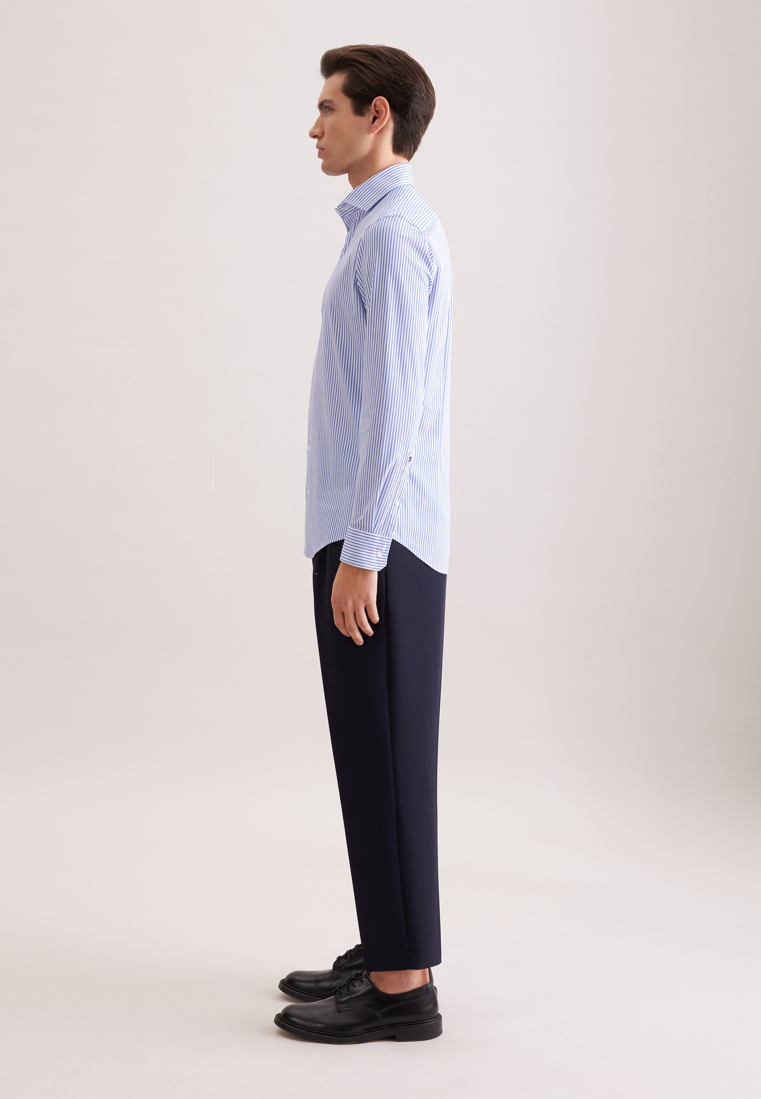 seidensticker Chemise d'affaires »Schwarze Rose« Slim 1/1 Kentkragen Druck