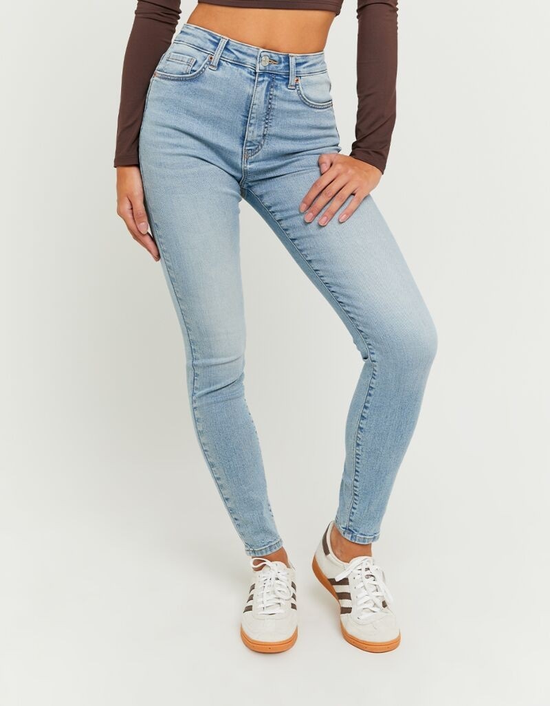 Image of Tally Weijl Skinny-fit-Jeans "SPADESMART6" Baumwollmischung, High Waist