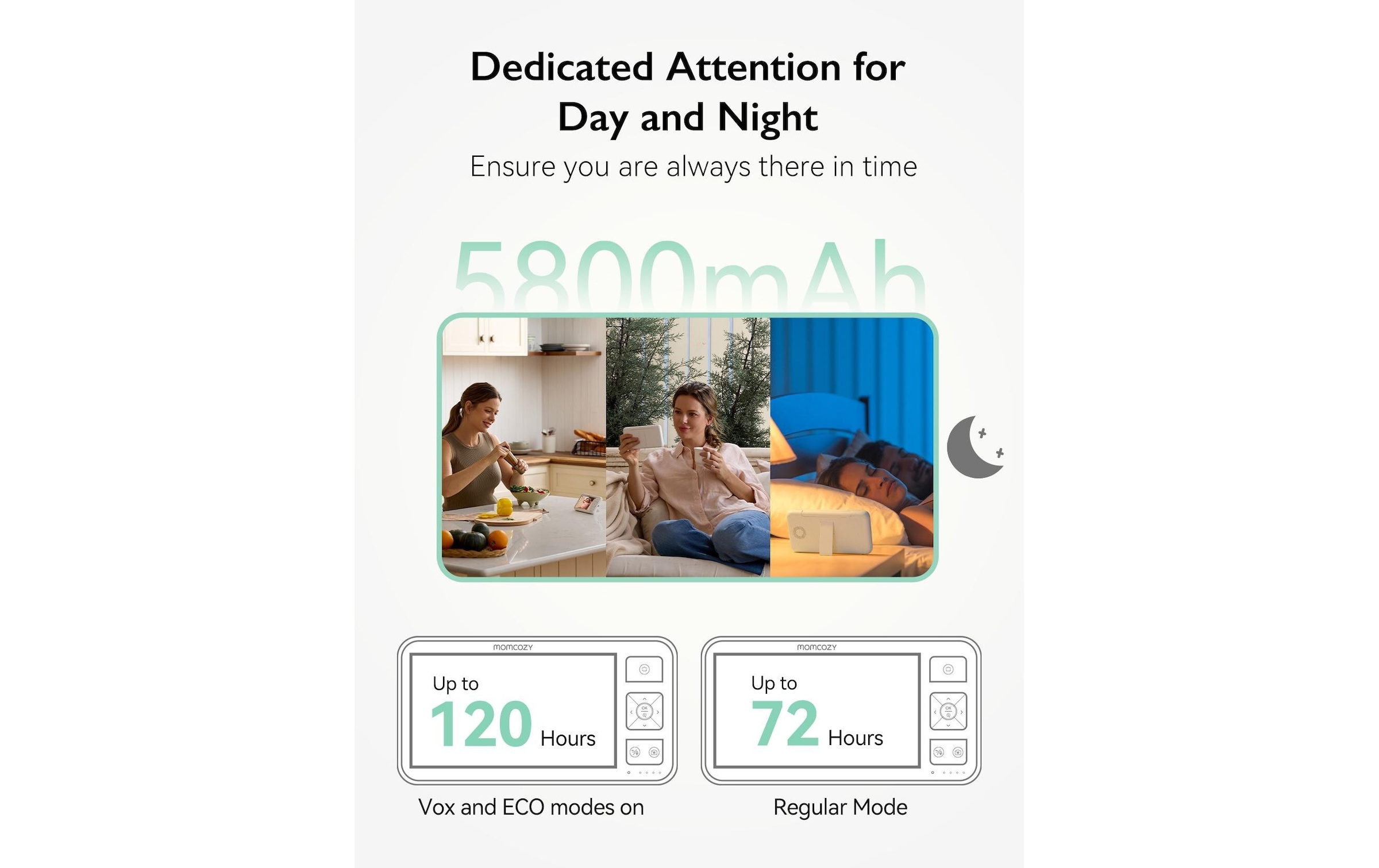 Momcozy Babyphone vidéo »Baby Monitor BM03«