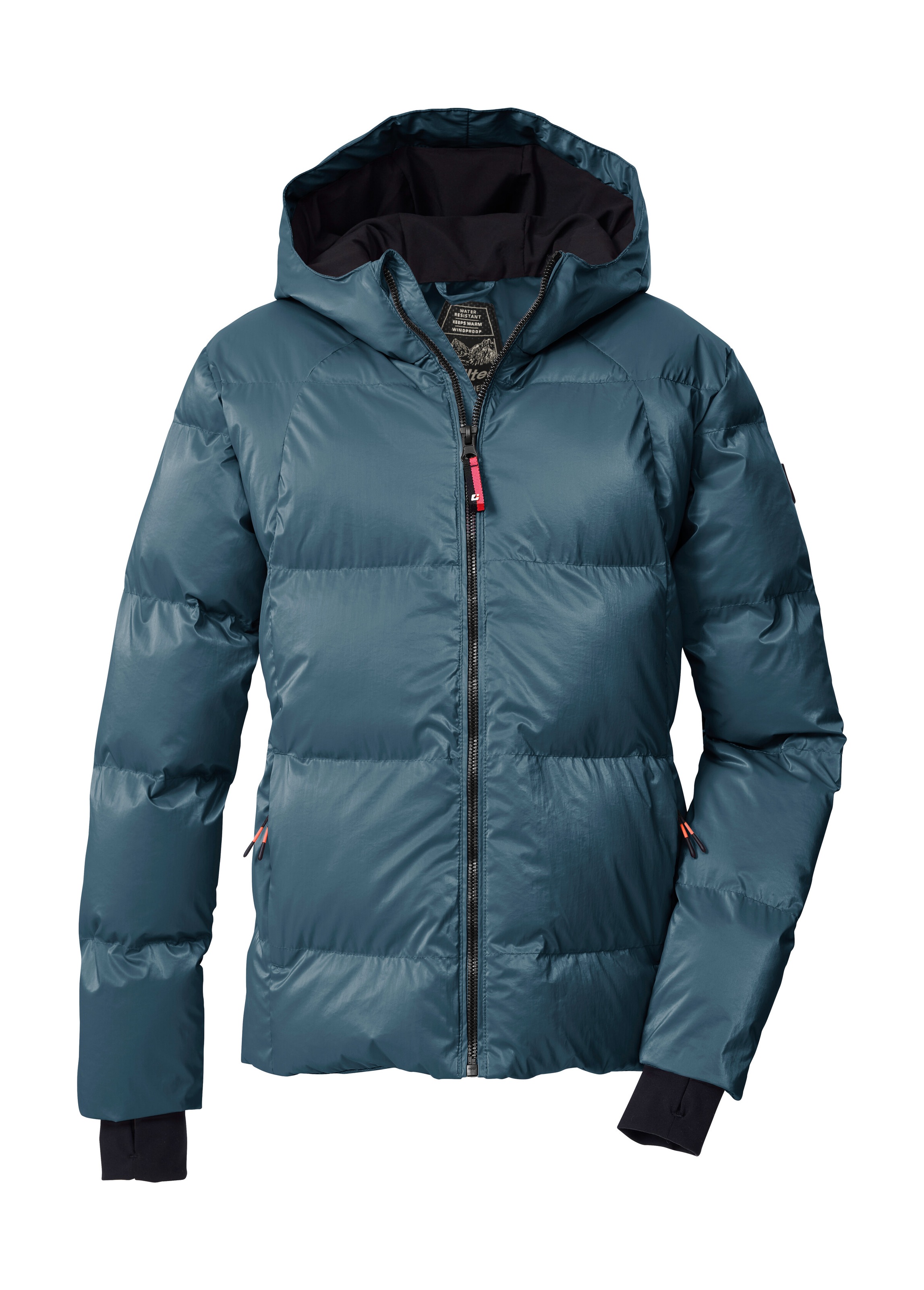 Image of Killtec Steppjacke "KSW 210 GRLS QLTD JCKT" Metallische Optik, wasser- und windabweisend, Teflon EcoElite™