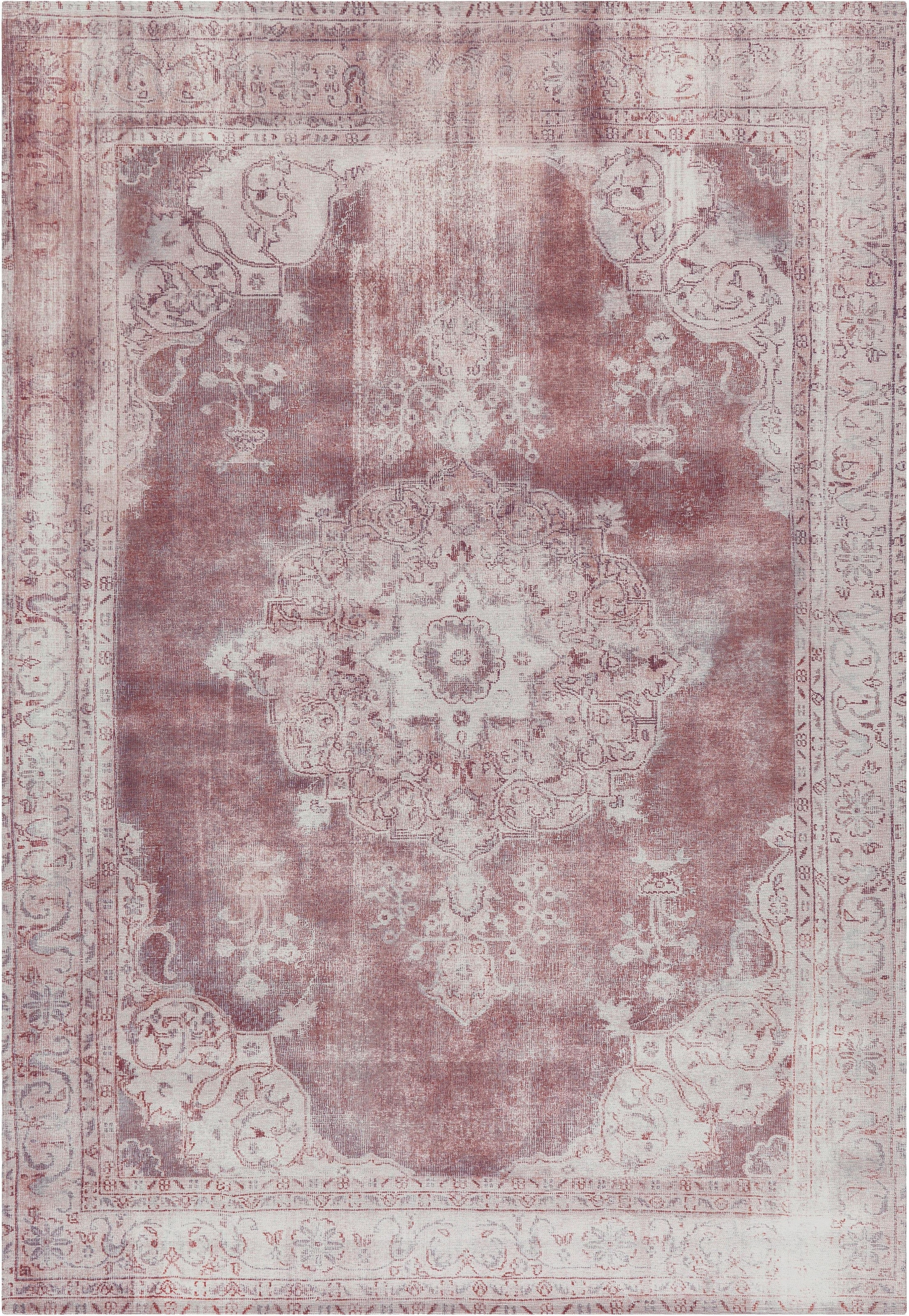 my home Teppich »Rayan«, rechteckig, 9 mm Höhe, Orient-Design, Vintage, Kurzflor, Teppich mit Bordüre