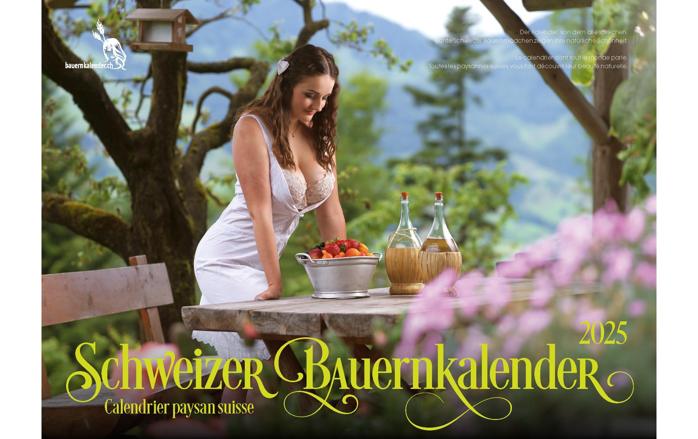 Wandkalender »Calendaria Bauern Girls 2025«