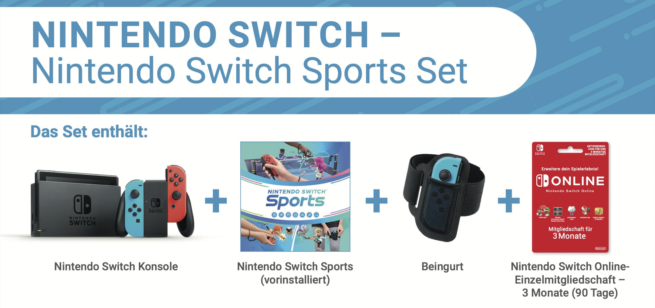 Nintendo Switch Spielekonsole »r/b + Switch Sports«