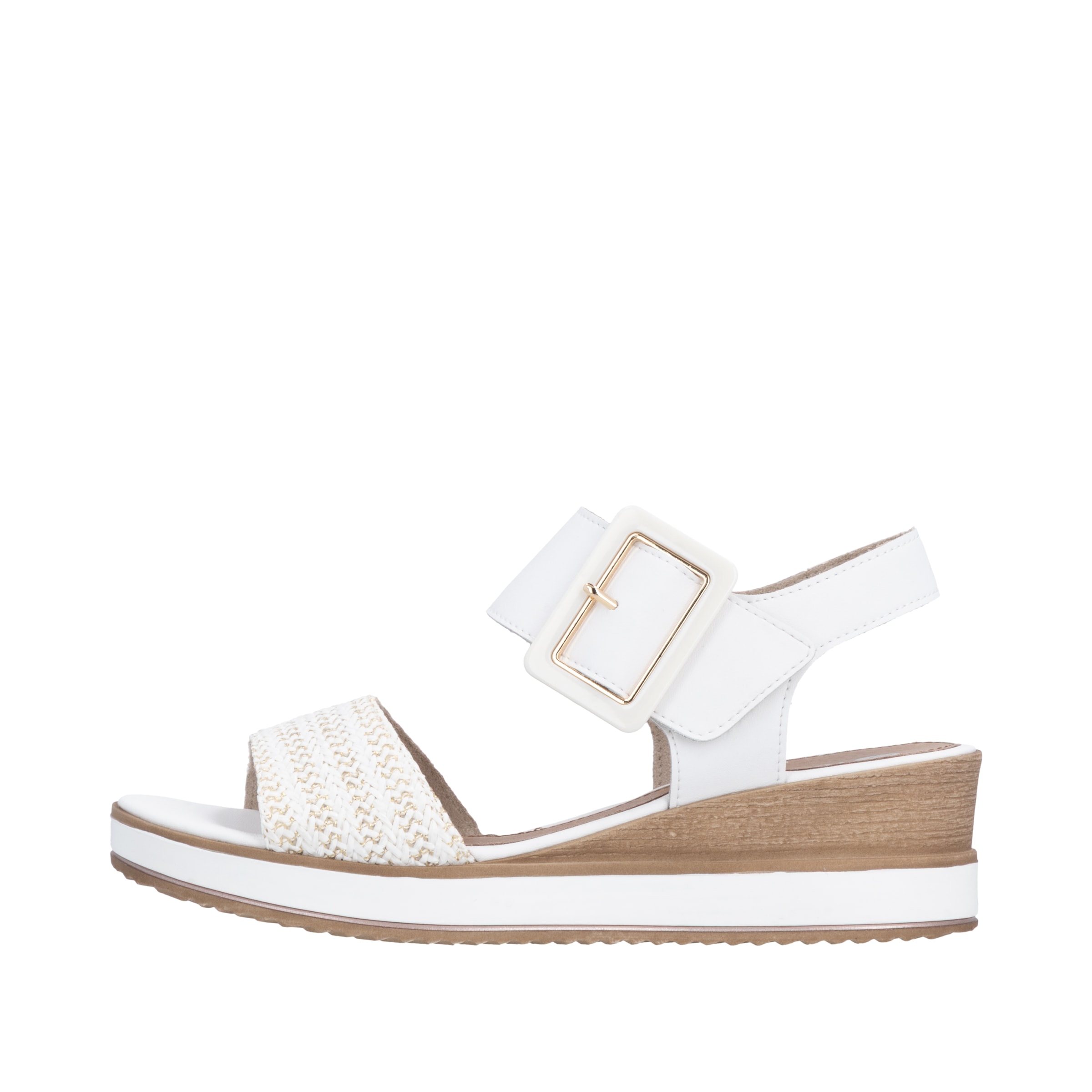 Remonte »ELLE-Collection«  Sommerschuh, Sandale, Bequemschuh mit Klett unter der Zierschnalle