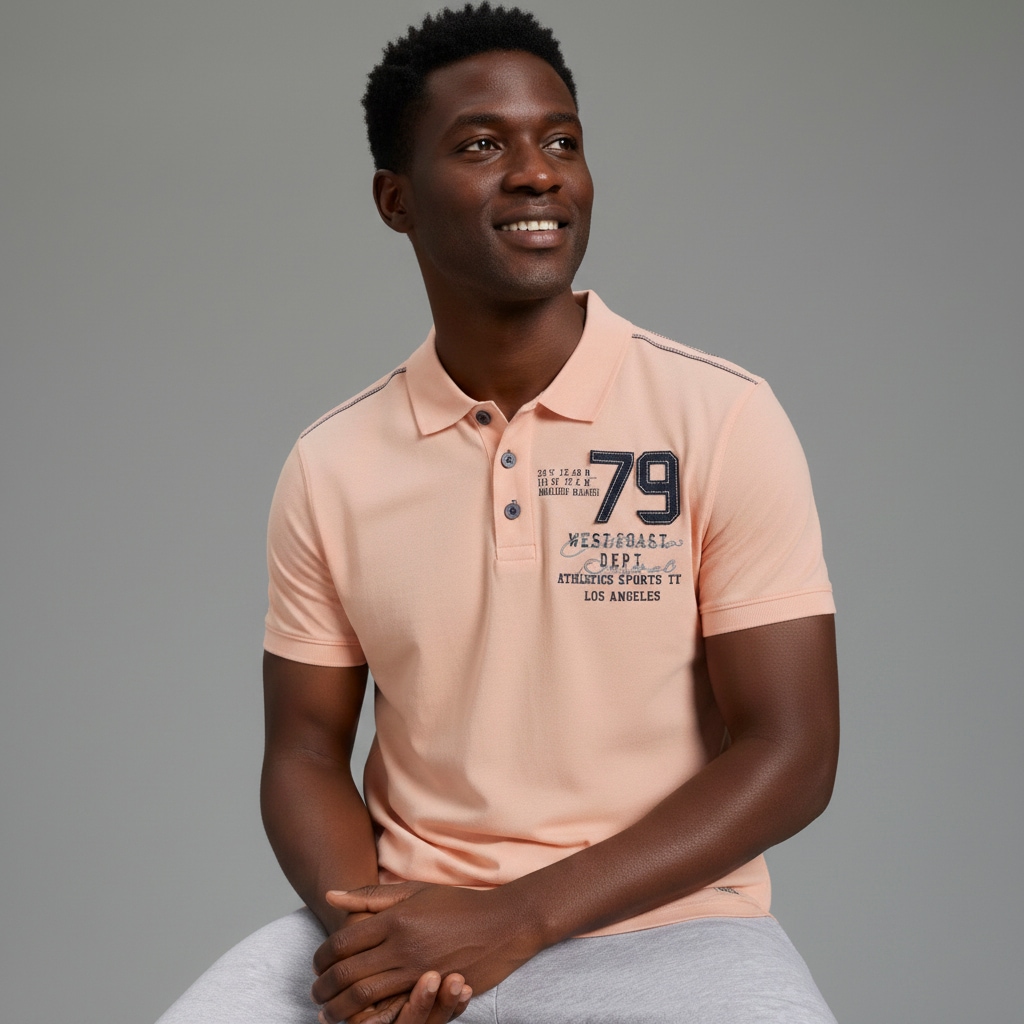 Image of KangaROOS Poloshirt schmale Passform, mit Halbarm, aus Piqué-Material