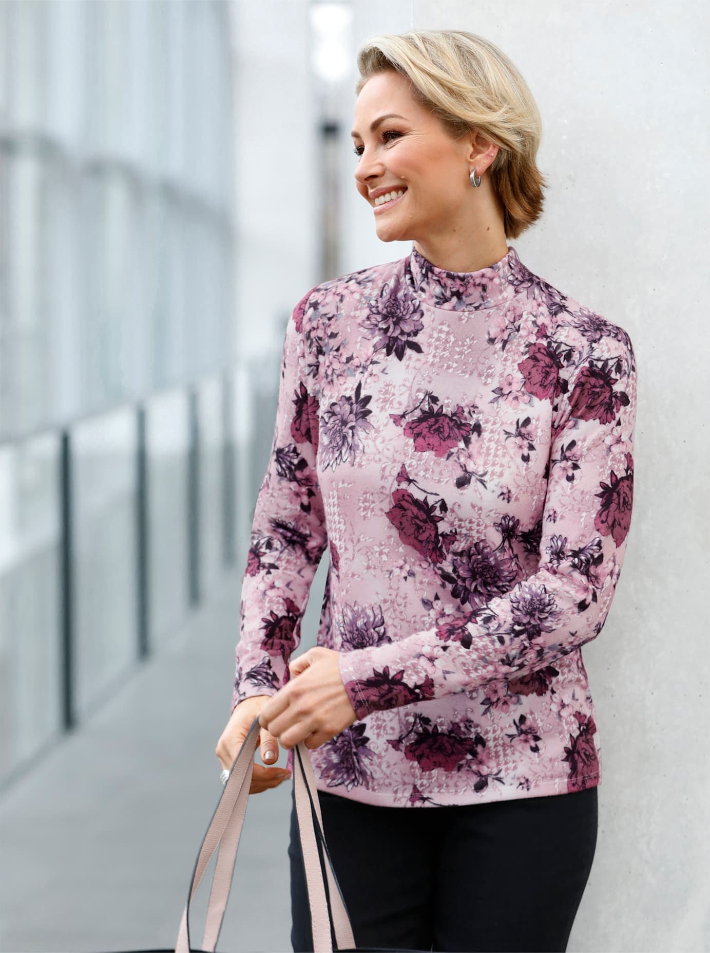 Image of Classic Basics Stehkragenshirt "Winter-Shirt" 1 Stk.