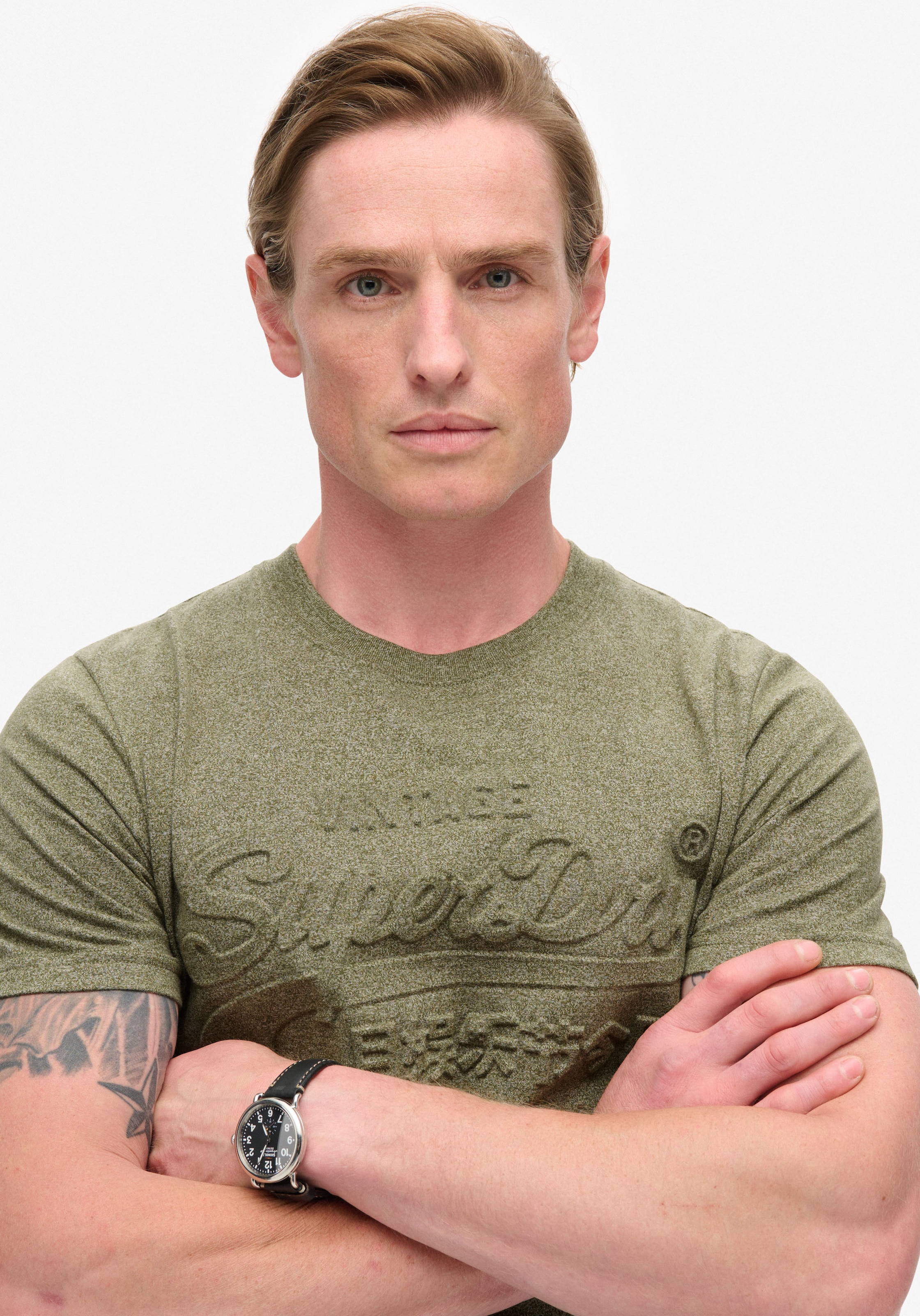 Superdry Rundhalsshirt »EMBOSSED VL GRAPHIC T SHIRT«