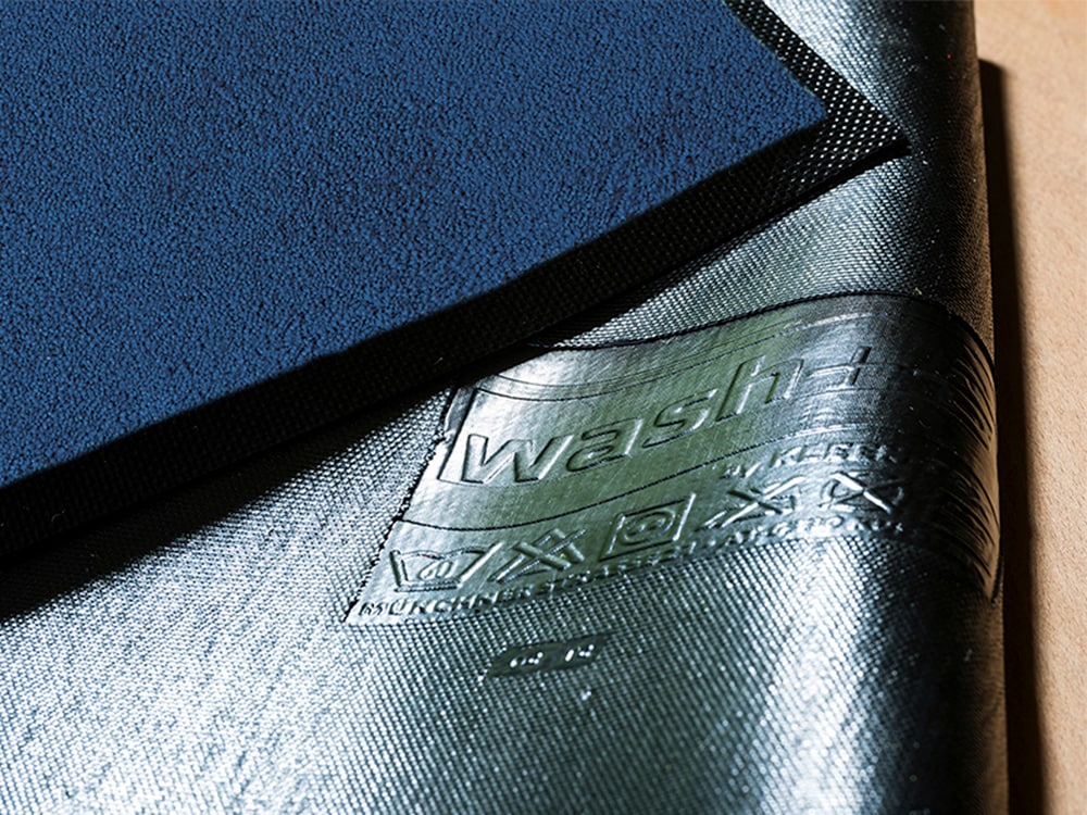 wash+dry by Kleen-Tex Fussmatte »Original Uni, Schmutzfangteppich« rechteckig 9 mm Höhe Schmutzmatte, rutschhemmend, auch als Läufer erhältlich