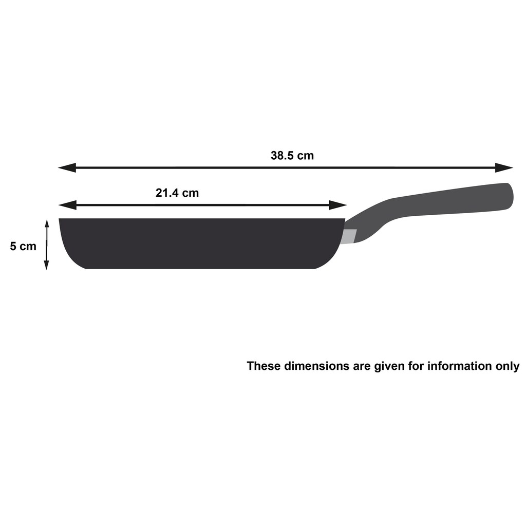 Tefal Bratpfanne »Jamie Oliver Cooks Direct On 20 cm«, Edelstahl