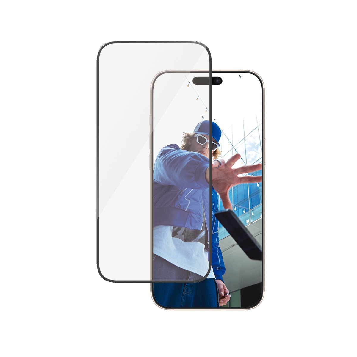 PanzerGlass Displayschutzglas »Ultra-Wide Fit Screen Protection«, für Apple iPhone 16 Pro Max, Displayschutzfolie, Schutzfolie, Bildschirmschutz, kratz- & stossfest