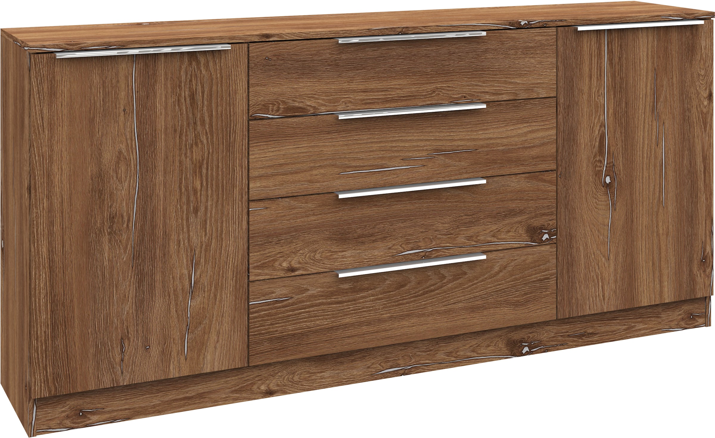 Image of borchardt Möbel Kommode "Oliva, Kommode mit Metallgriffen" mit 4 Schubkästen