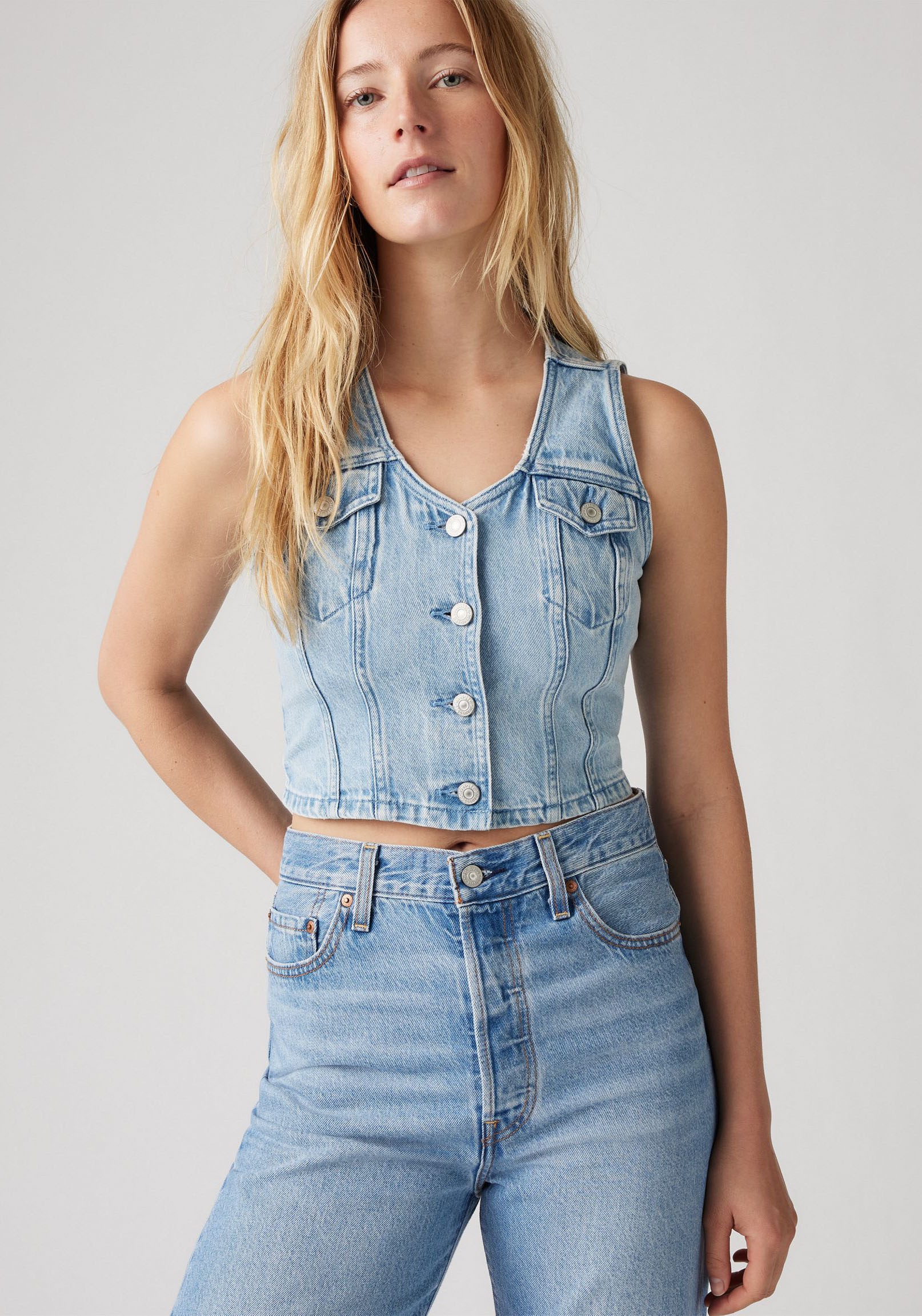 Levi's® Jeansweste »BELLA DENIM CORSET«