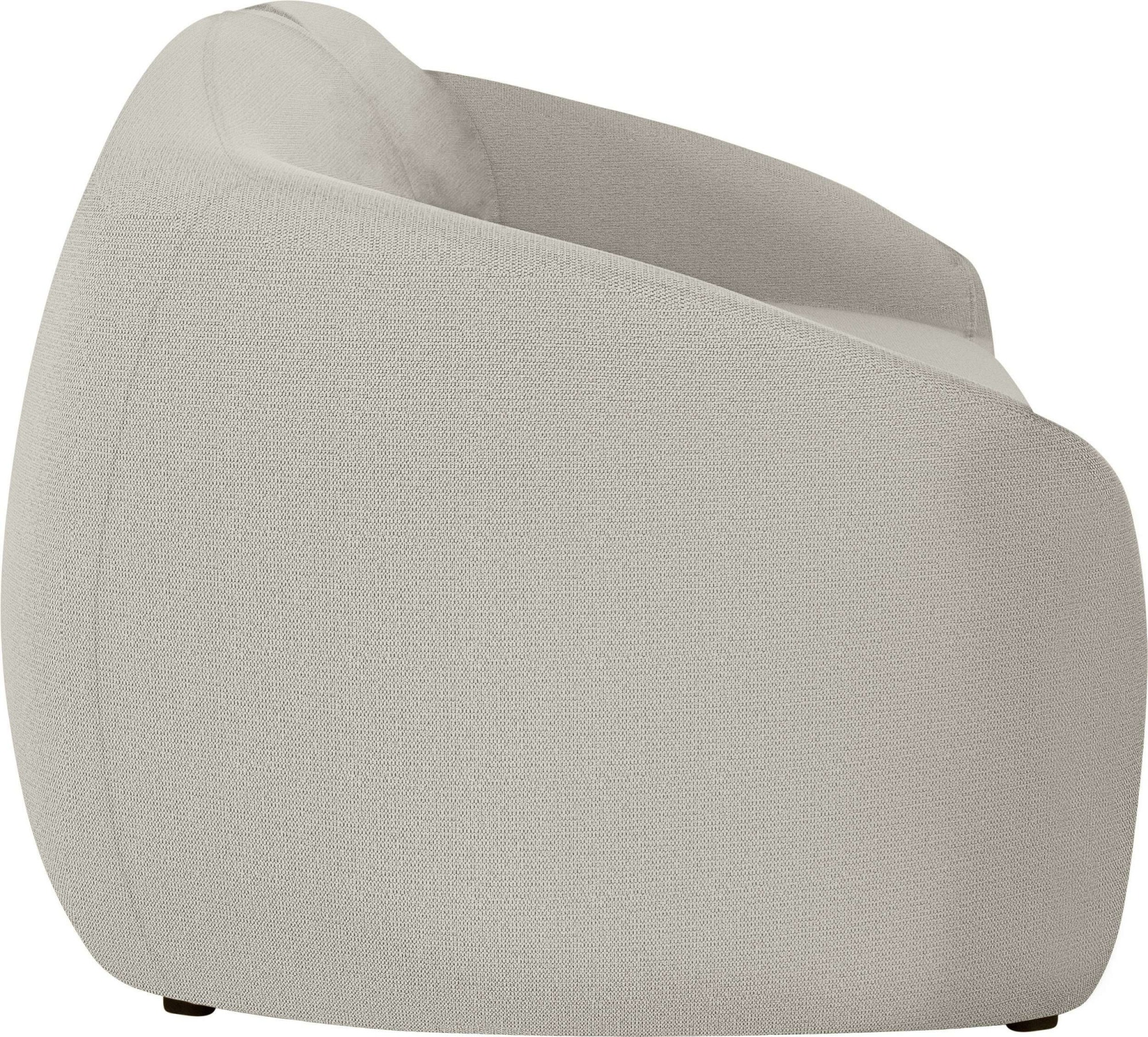 LeGer Home by Lena Gercke Big-Sofa »YANI, Designersofa, organische Form, Masse B/T/H: 240/64/81 cm« mit Wellenunterfederung, auch in Bouclé, passend zur Serie