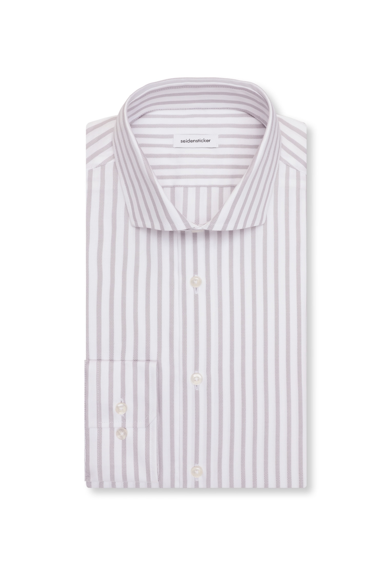seidensticker Chemise d'affaires »Schwarze Rose« Slim 1/1 Kentkragen Gestreift