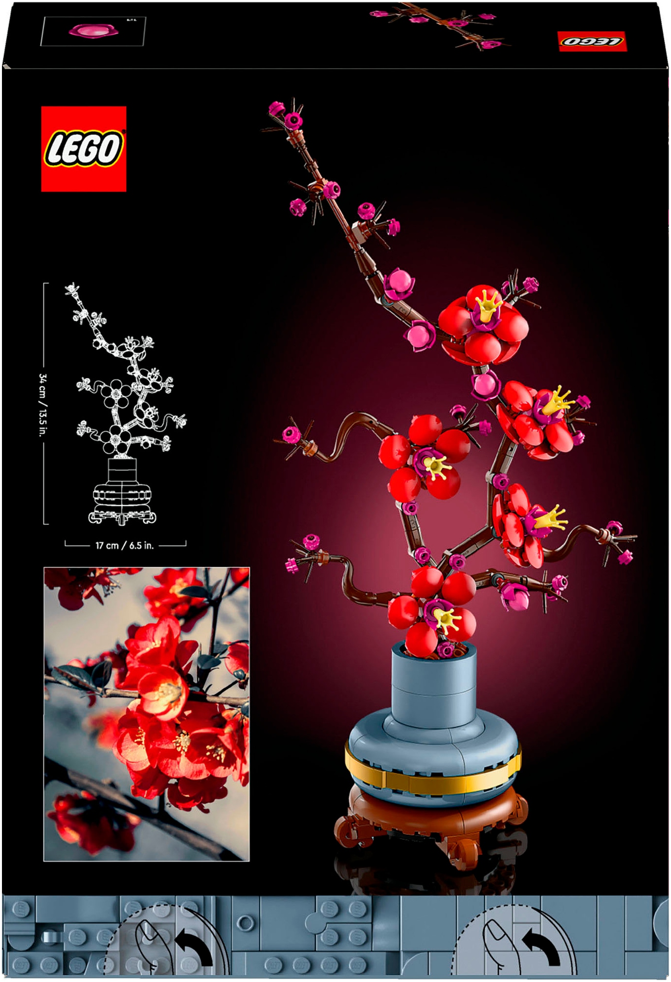 LEGO® Konstruktionsspielsteine »Pflaumenblüte (10369), LEGO Botanicals« Made in Europe