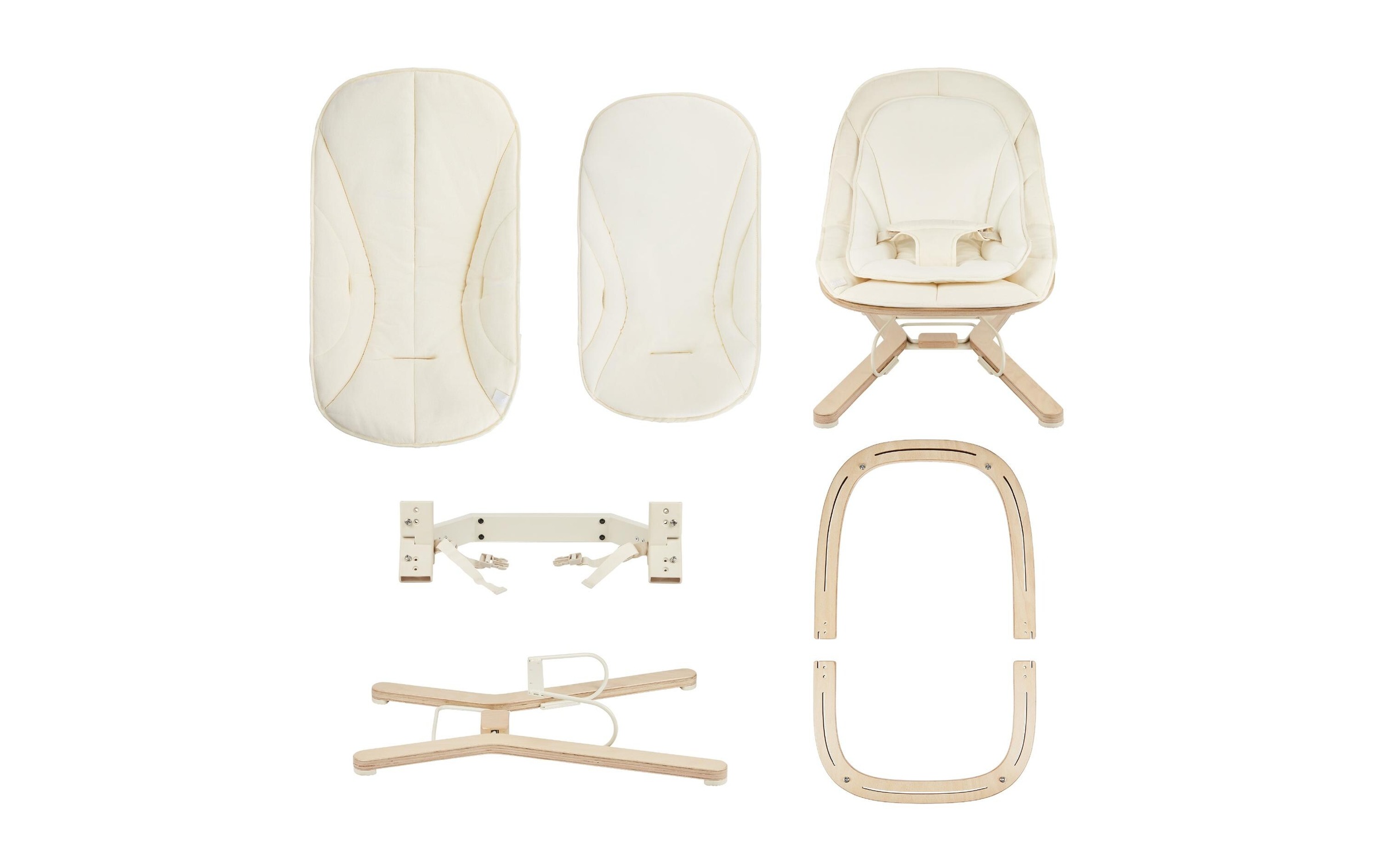 BABYMOOV Transat pour bébé »Swoon Flow« Mitwachsende Babywippe bis 18 kg