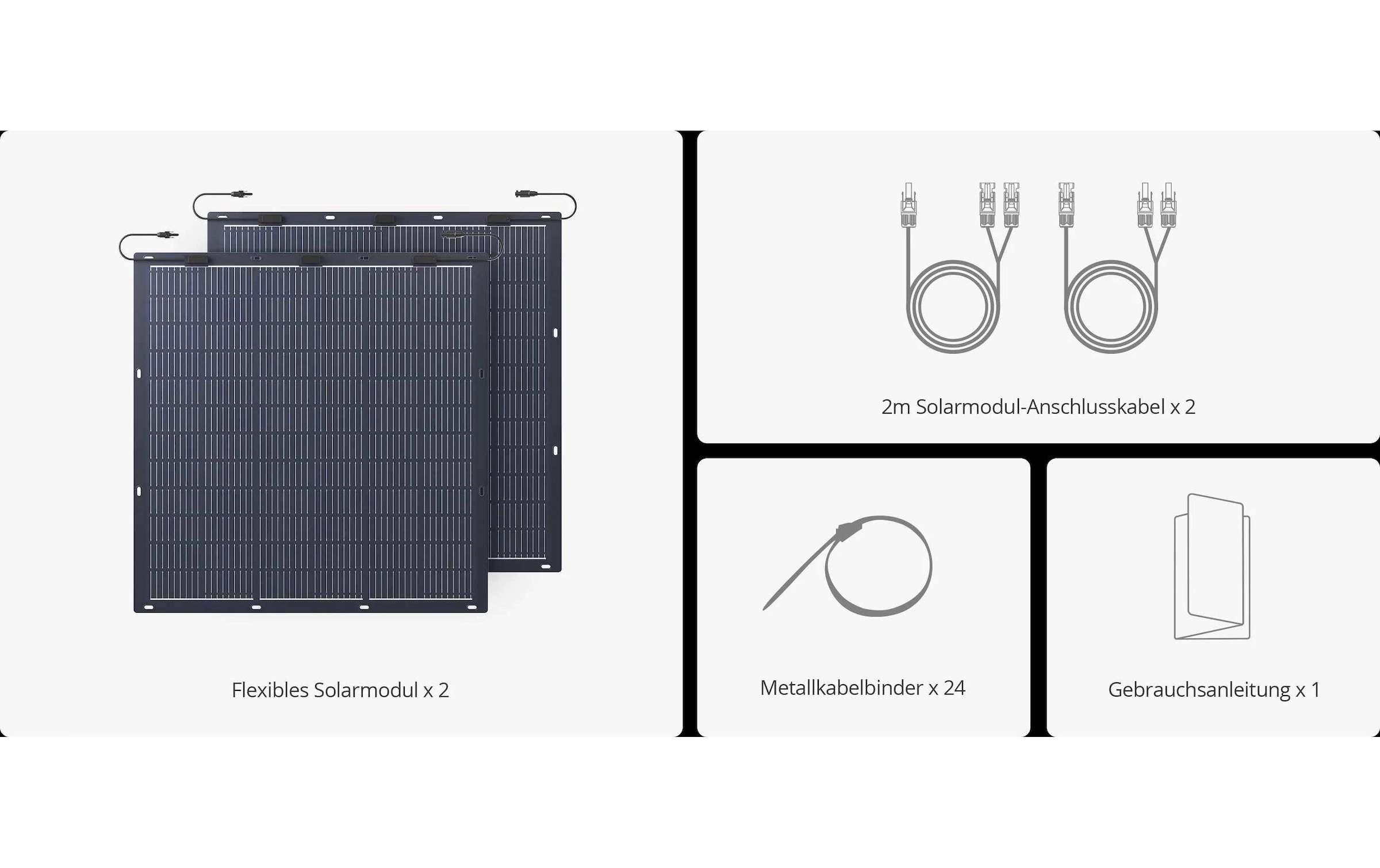 Zendure Solarmodul »Flexibel 2 x 230W«