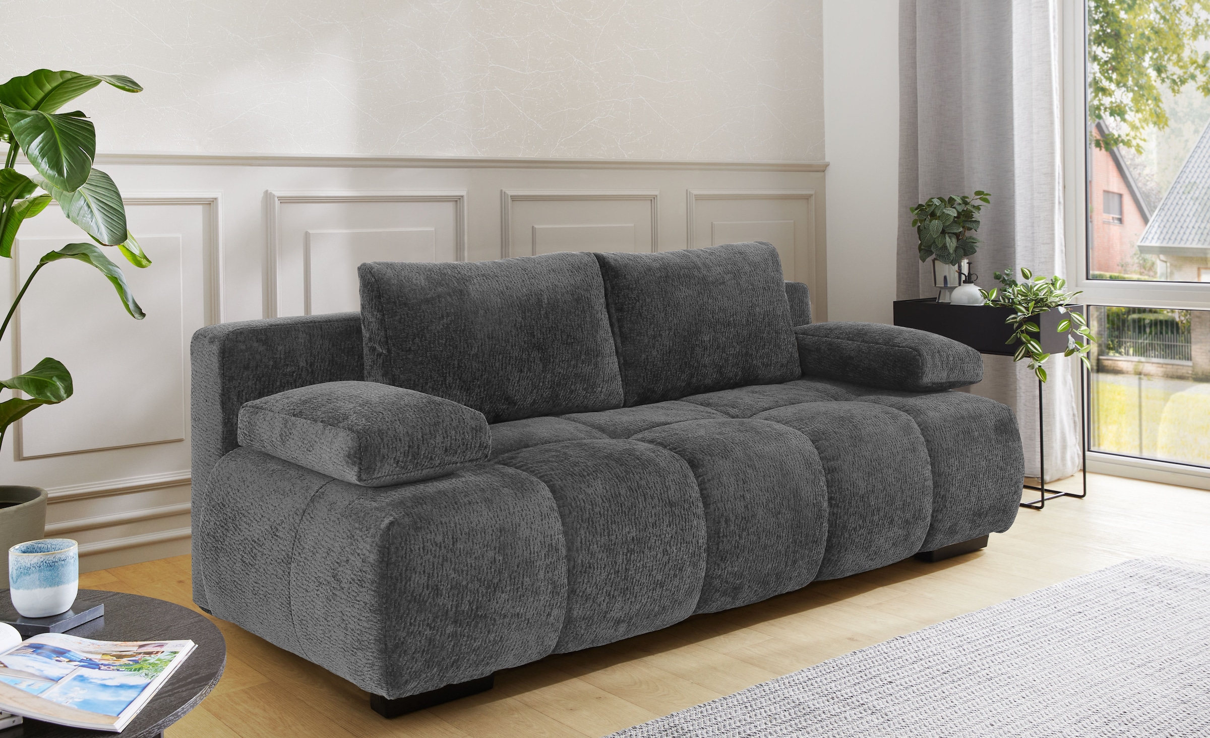 Jockenhöfer Gruppe Schlafsofa »Reno, B: 213 cm, Liegefl. 148x200 cm« mit Schlaffunktion & Bettkasten