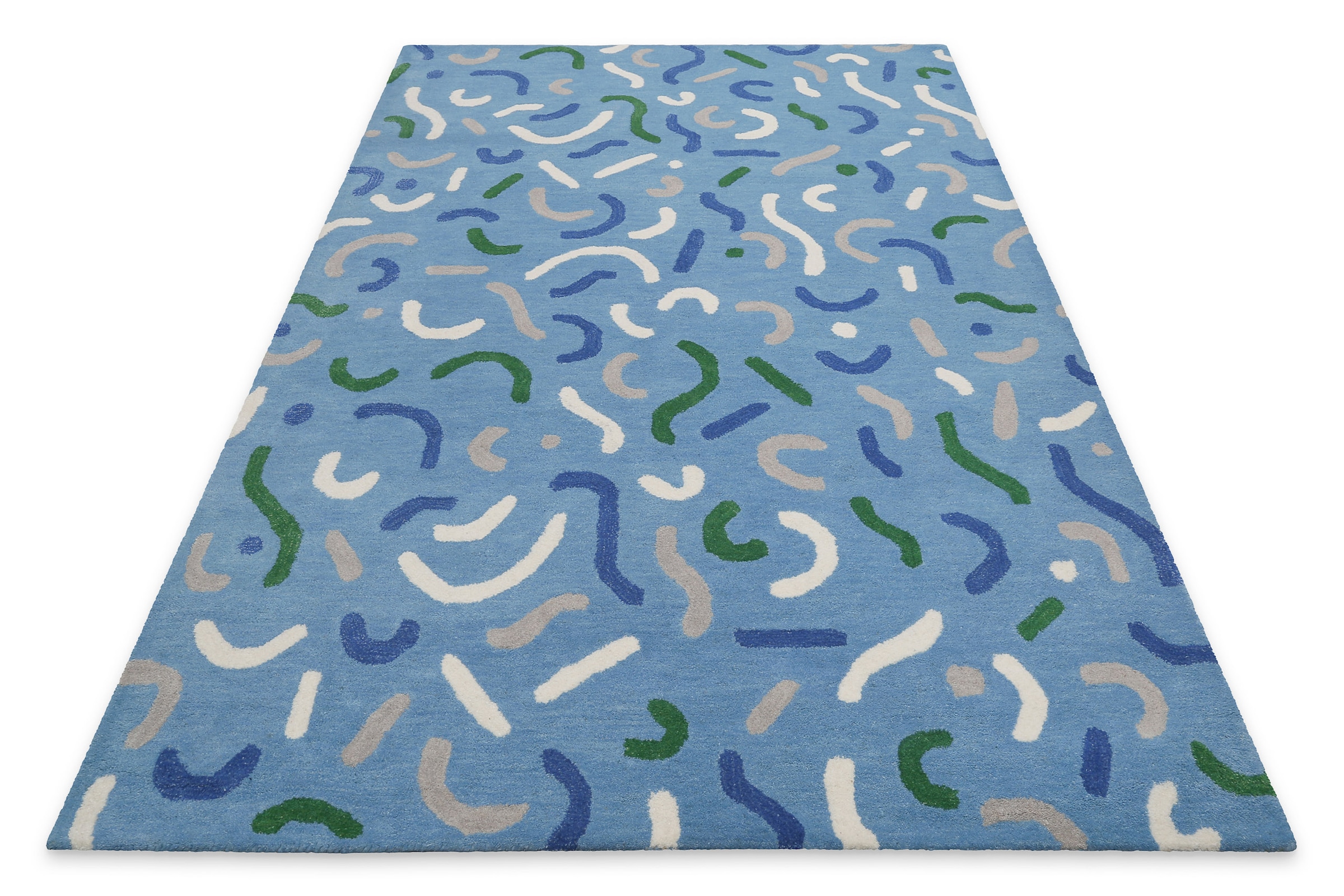 SMART KIDS Tapis pour enfants »Confetti« Rectangulaire 16 mm Höhe Kinder- & Spielteppich, Hoch-Tief-Effekt, Schurwolle, Kinderzimmer