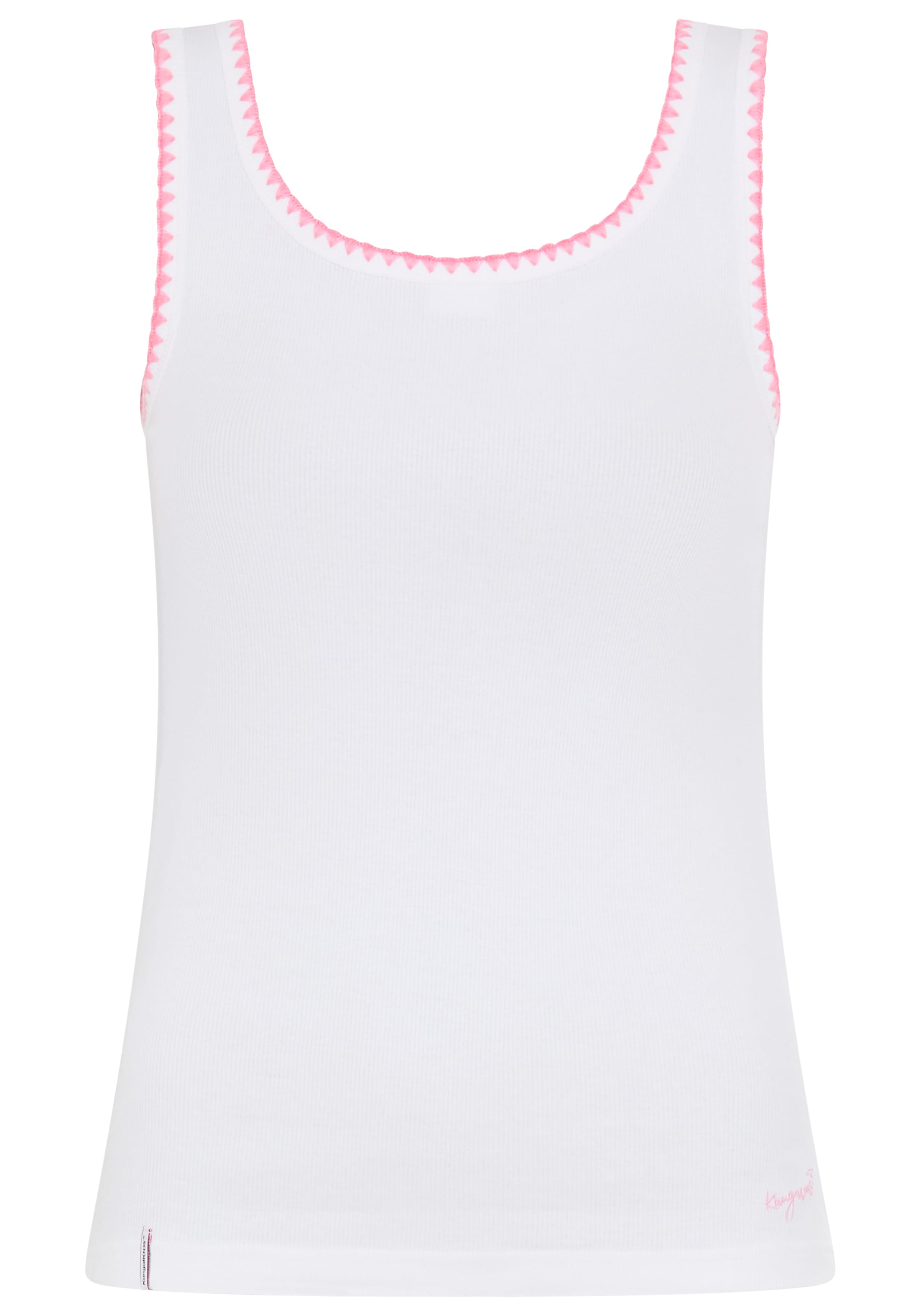 KangaROOS Top à bretelles hüftlang, figurbetonte Passform, aus Baumwolle und Elasthan