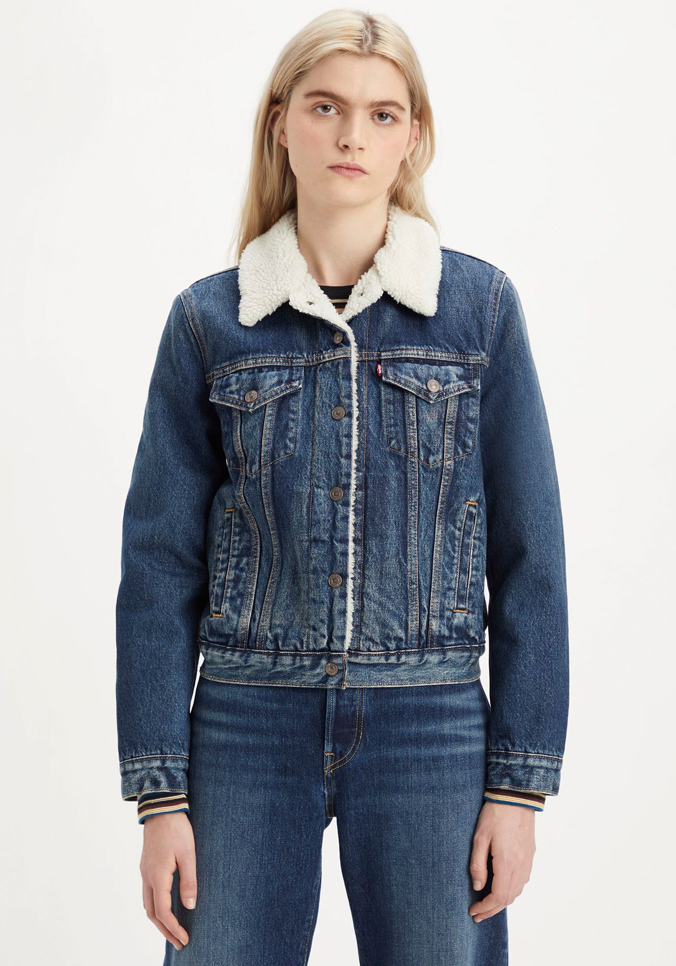 Image of Levis Jeansjacke "ORIGINAL SHERPA TRUCKER" mit wärmendem Innenfutter