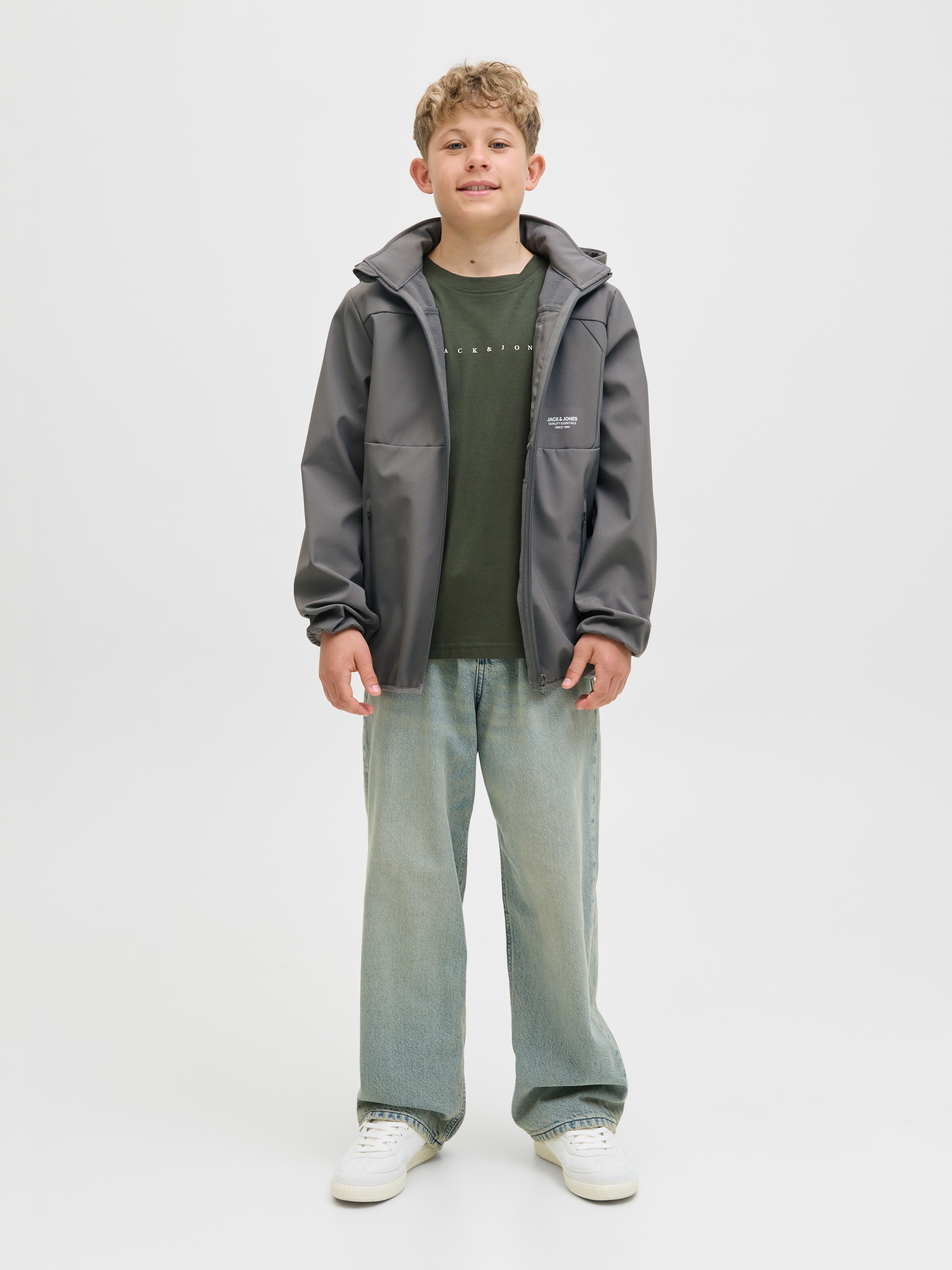 Jack & Jones Junior Softshelljacke »JJTHEO SOFTSHELL JACKET NOOS JNR«, mit Kapuze