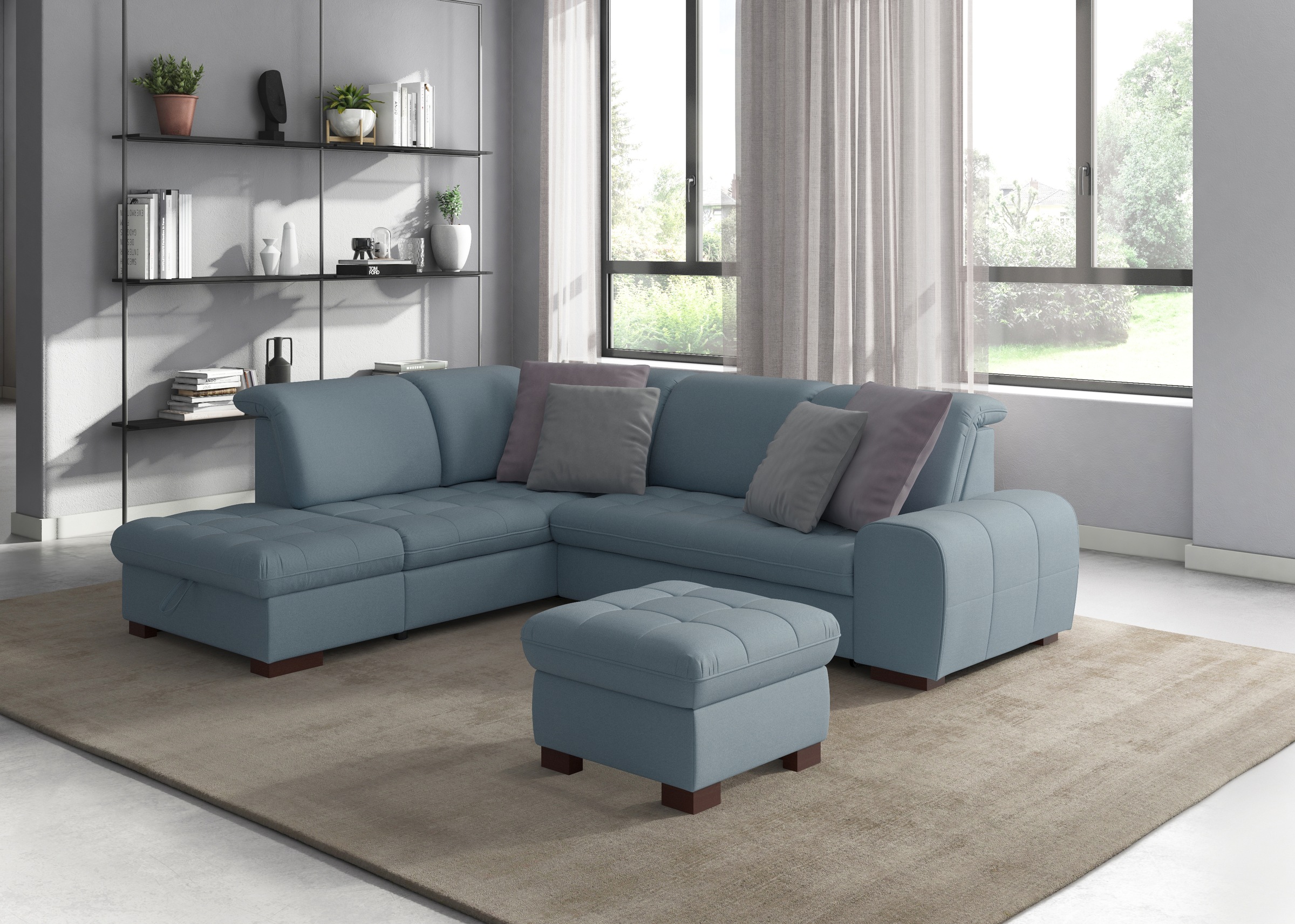 sit&more Hocker »Luxor«, auch erhältlich in dem besonders leicht mit Wasser zu reinigen