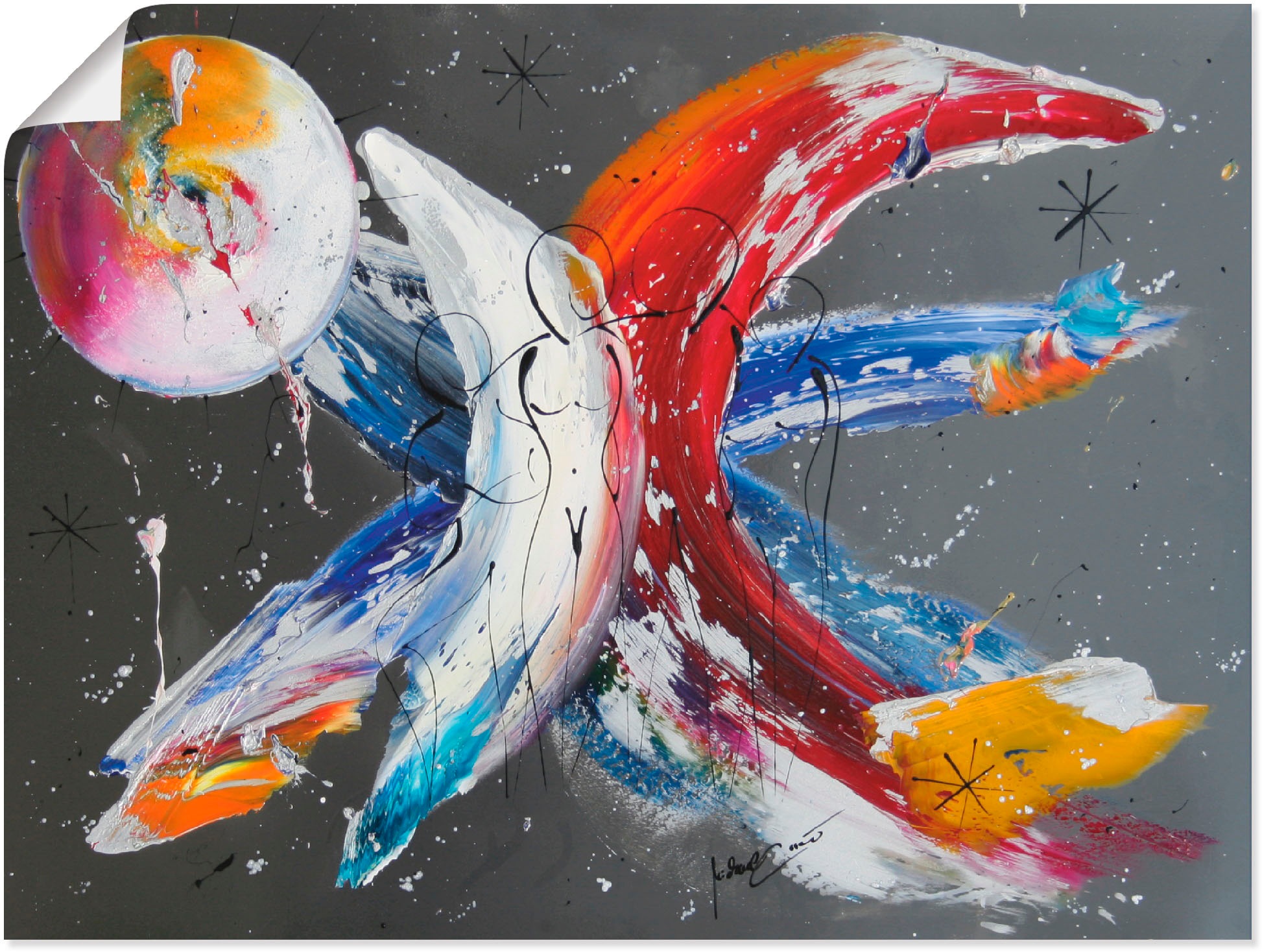 Image of Artland Wandbild »Familie«, Gruppen & Familien, (1 St.), in vielen Grössen & Produktarten - Alubild / Outdoorbild für den Aussenbereich, Leinwandbild, Poster, Wandaufkleber / Wandtattoo auch für Badezimmer geeignet bei Ackermann Versand Schweiz