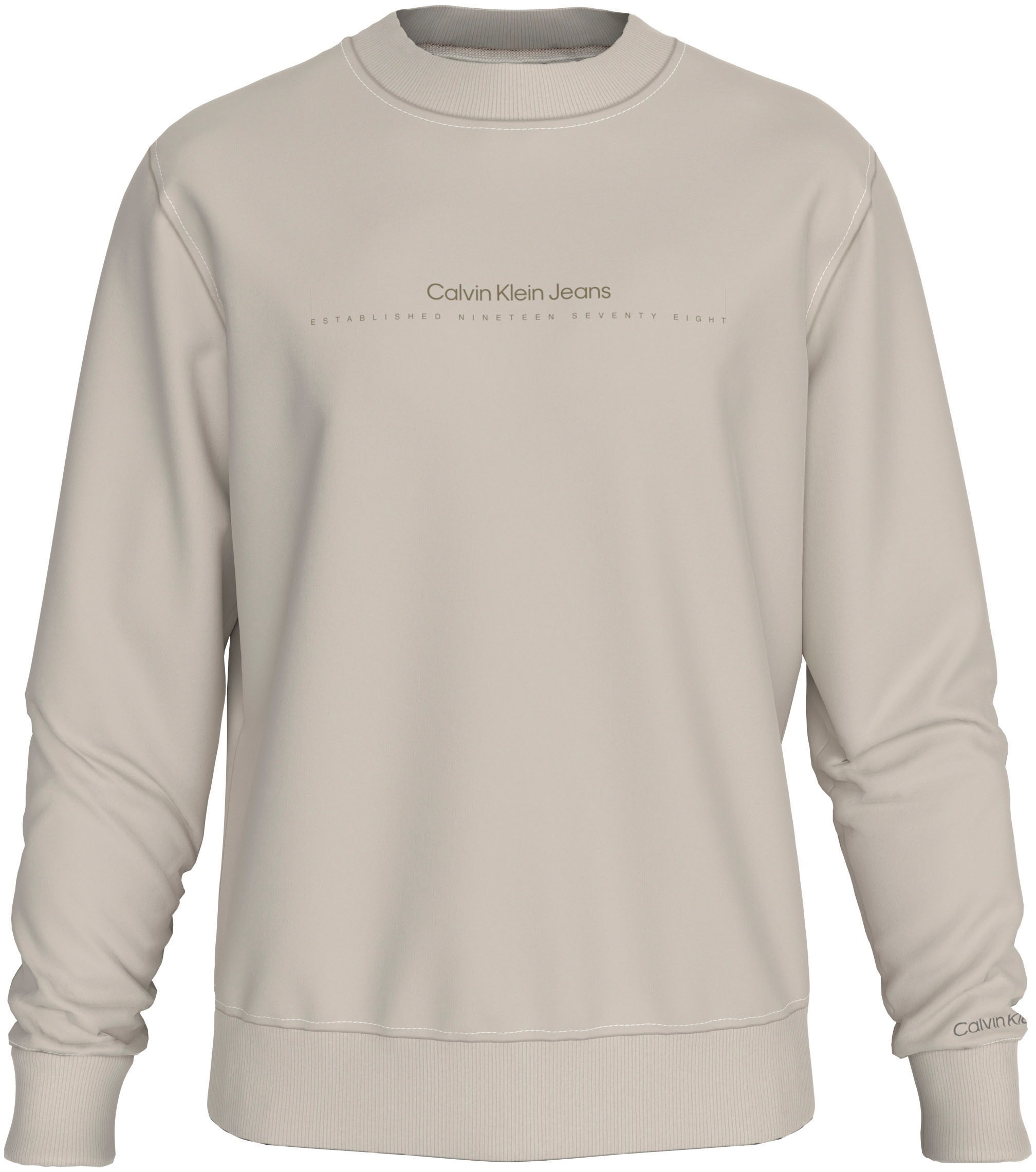 Calvin Klein Jeans Sweatshirt »MINIMAL LOGO CREW NECK«, Logodruck