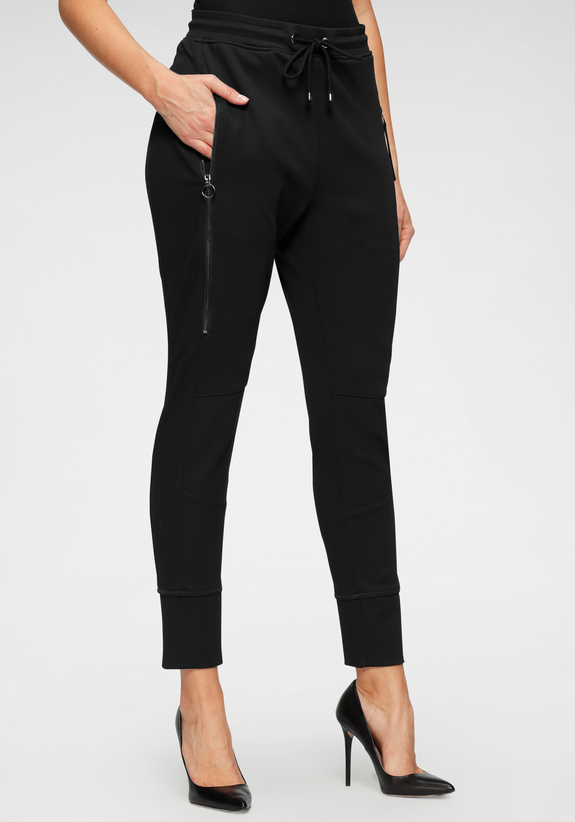 MAC Jogger Pants »Future-Pants«, Gewebte Schlupfform mit grossen Taschen