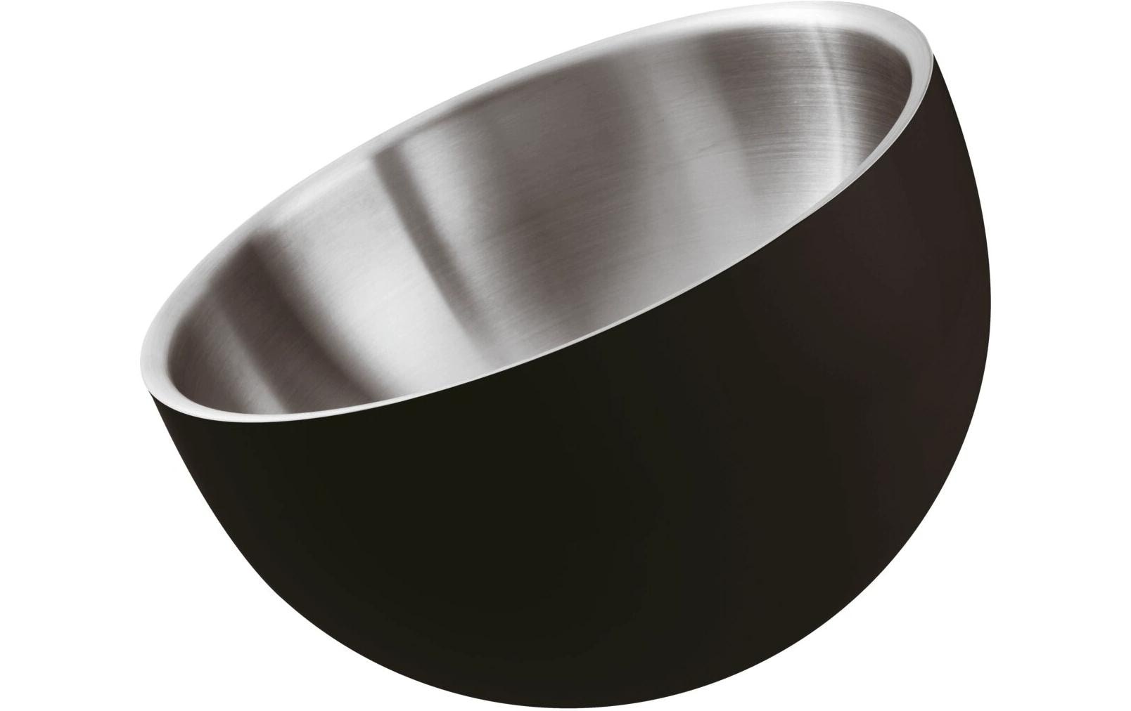 Image of Salatschüssel "Paderno Doppelwandig, 24 cm x 18,2 cm" aus Edelstahl