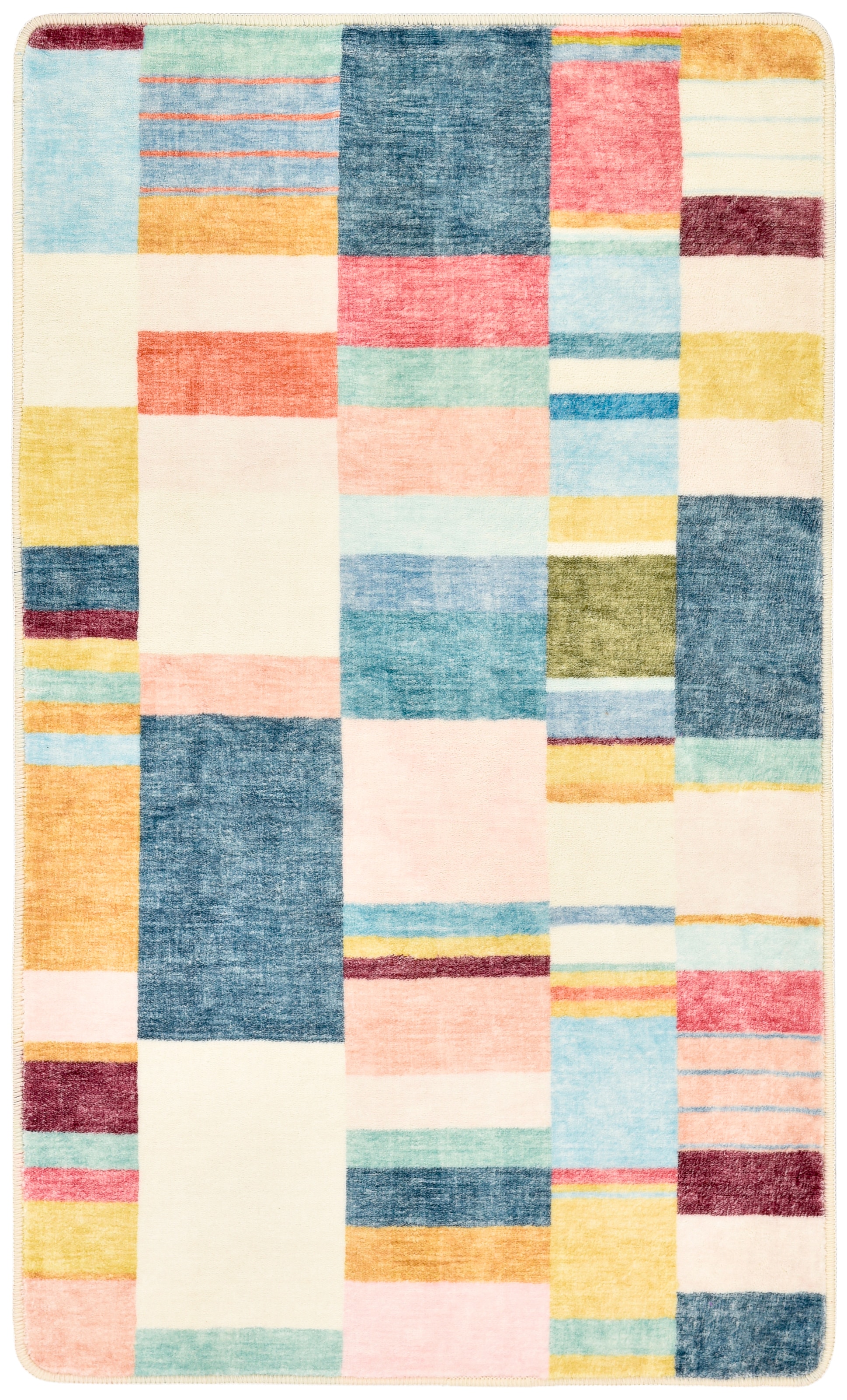 Gino Falcone Tapis de bain »Aquata GF-167, Badvorleger, Badezimmer Teppich« Höhe 7 mm revêtement antidérapant Badteppich, bedruckt, gestreift, modernes Design, rechteckig