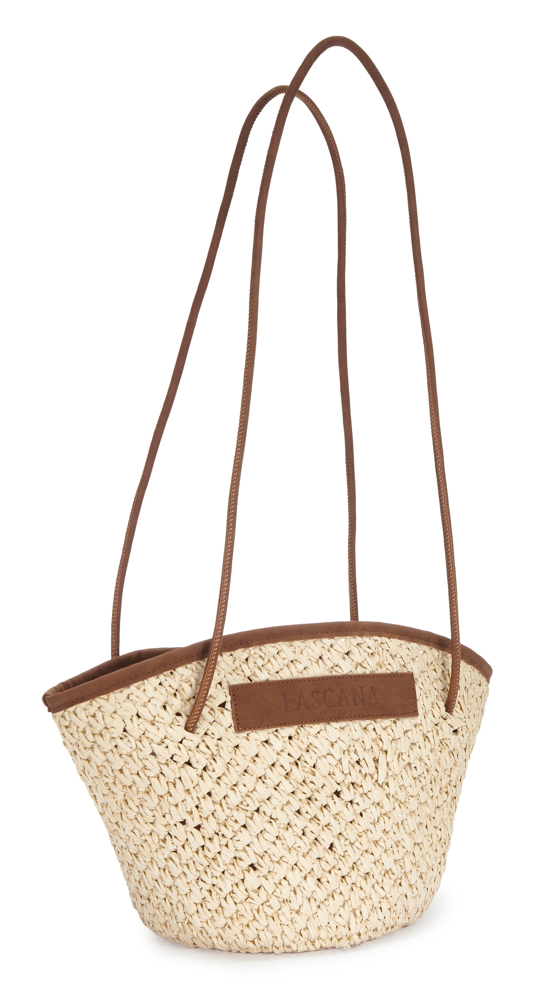 Image of LASCANA Shopper "Strandtasche, Schultertasche, Korbtasche, Tragetasche, Einkaufstasche" Handtasche in modischer Bast-Optik