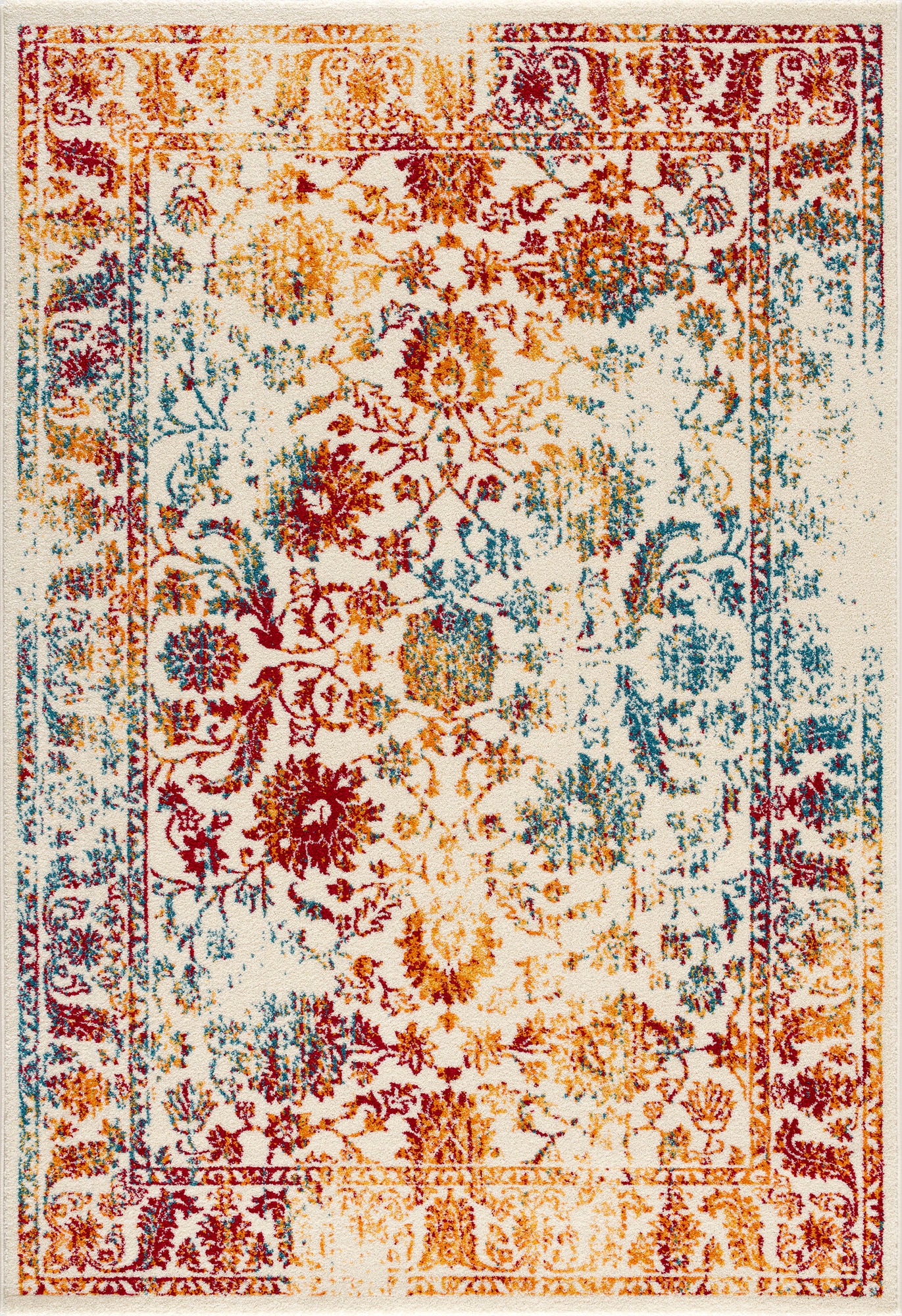 Image of Sanat Teppich »Vintage 1606«, rechteckig, 13 mm Höhe, Wohnzimmer, Kurzflor, Vintage Look, Retro bei Ackermann Versand Schweiz