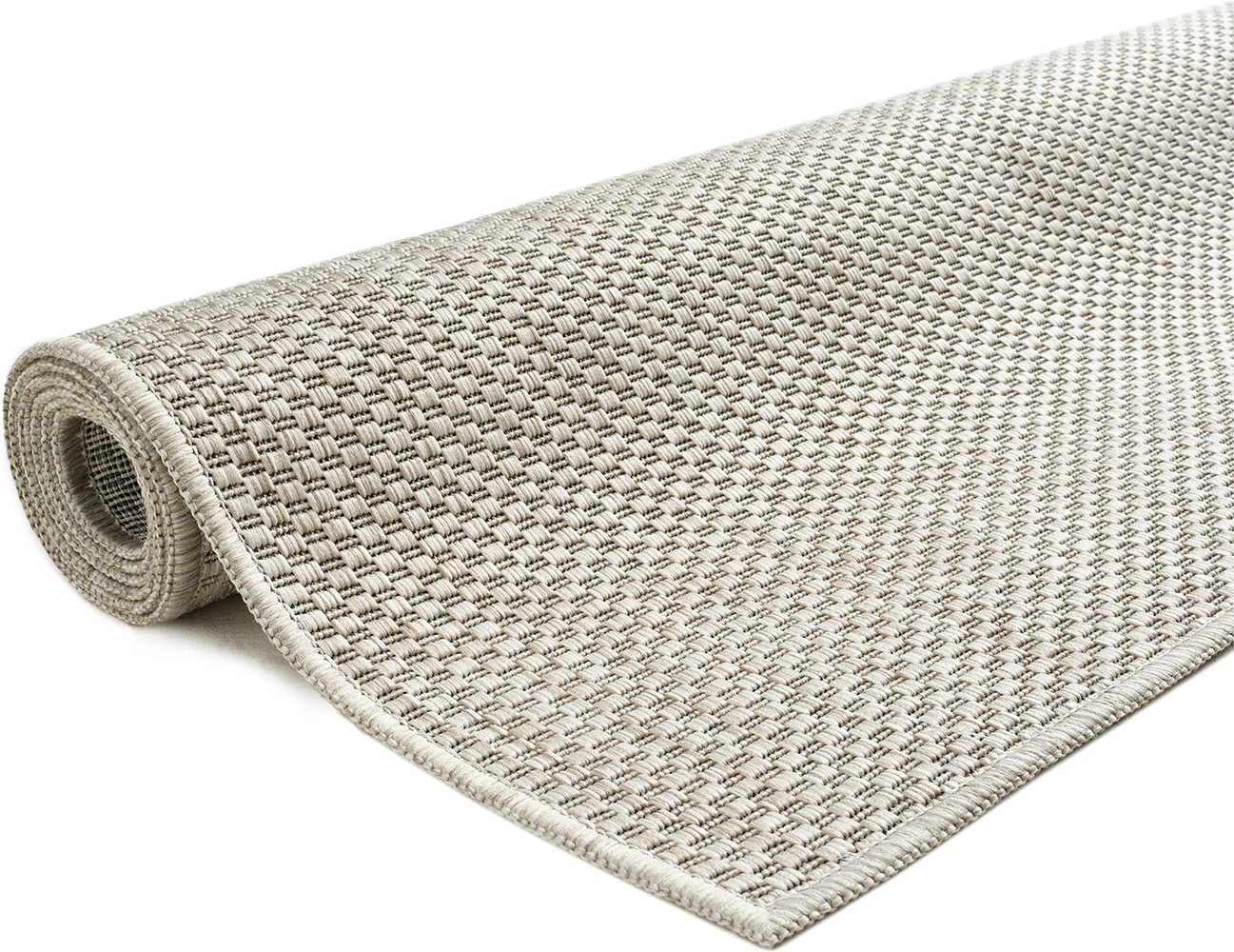 Bruno Banani Tapis »Venezia, auch als Läufer« Rectangulaire 4 mm Höhe In- und Outdoor geeignet, Sisal-Optik, Wetterfest & UV-beständig