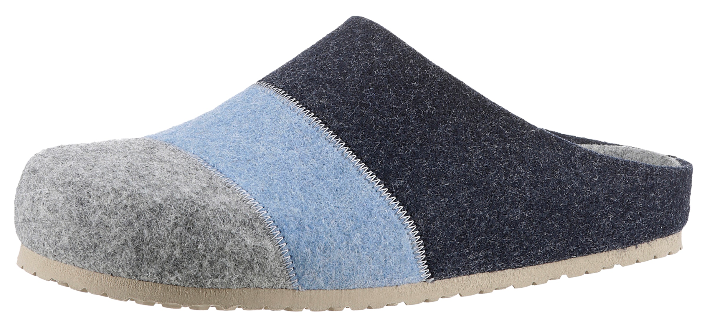 Image of Aniston SHOES Clog "Panal" Hausschuh, Homeslipper in Patchwork-Optik